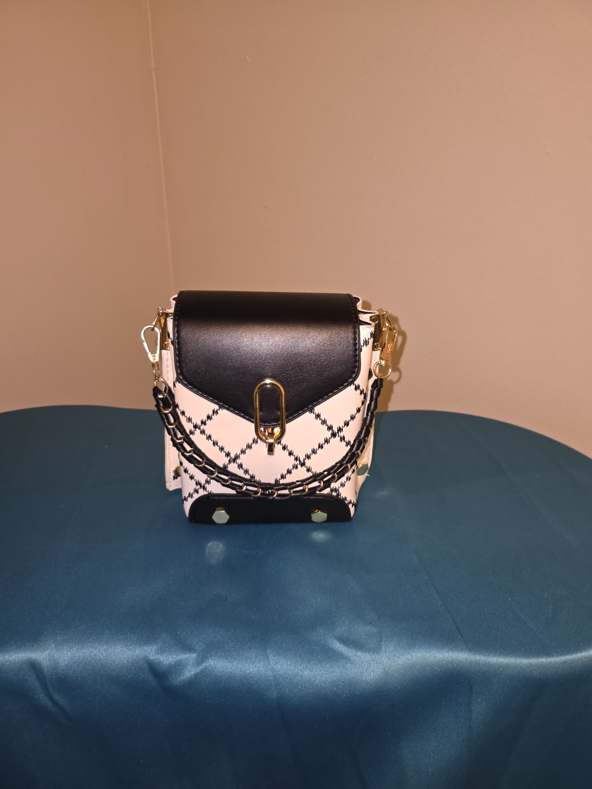 CoupleKapok black and beige shoulder bag Nwt
