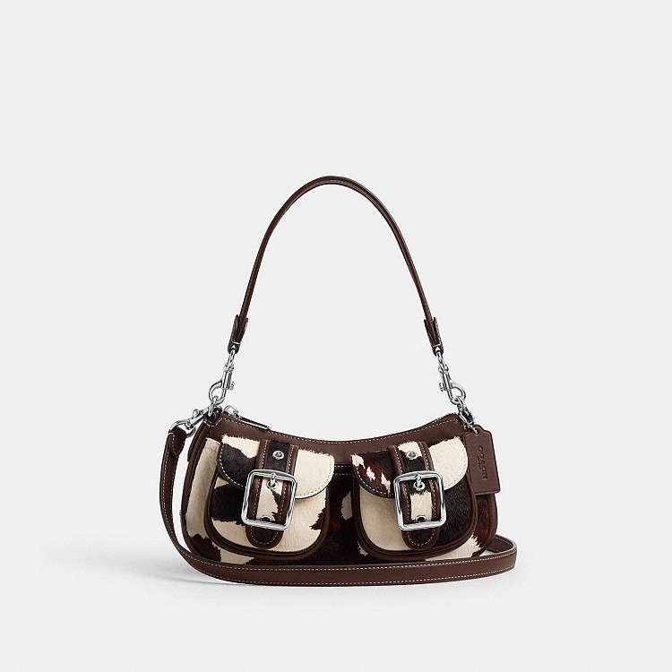 NWT Coach Ashton Bag With Cow Print CCC83 With Store Gift Receipt