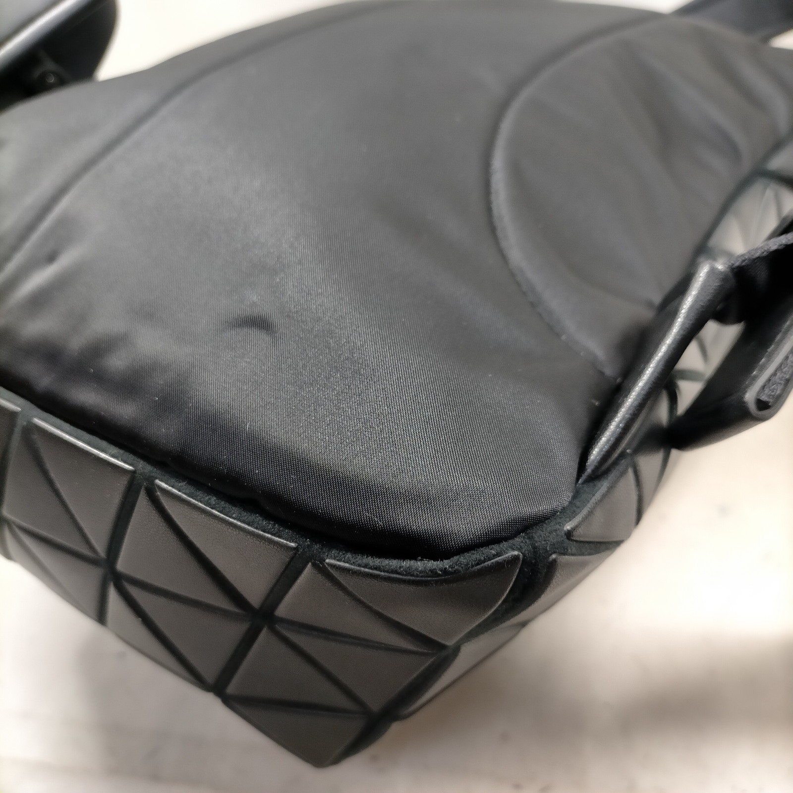 ISSEY MIYAKE BackPack Bag Black Leather 4746629