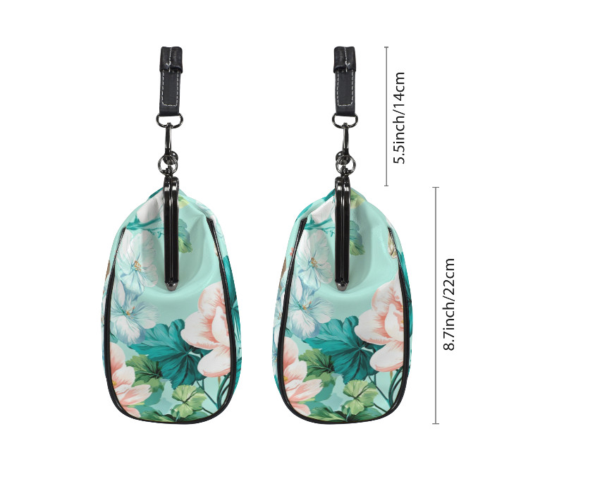 Spring Bunny Rabbit Garden Flowers Shoulder Cross Body Bag Satchel Mother’s Day