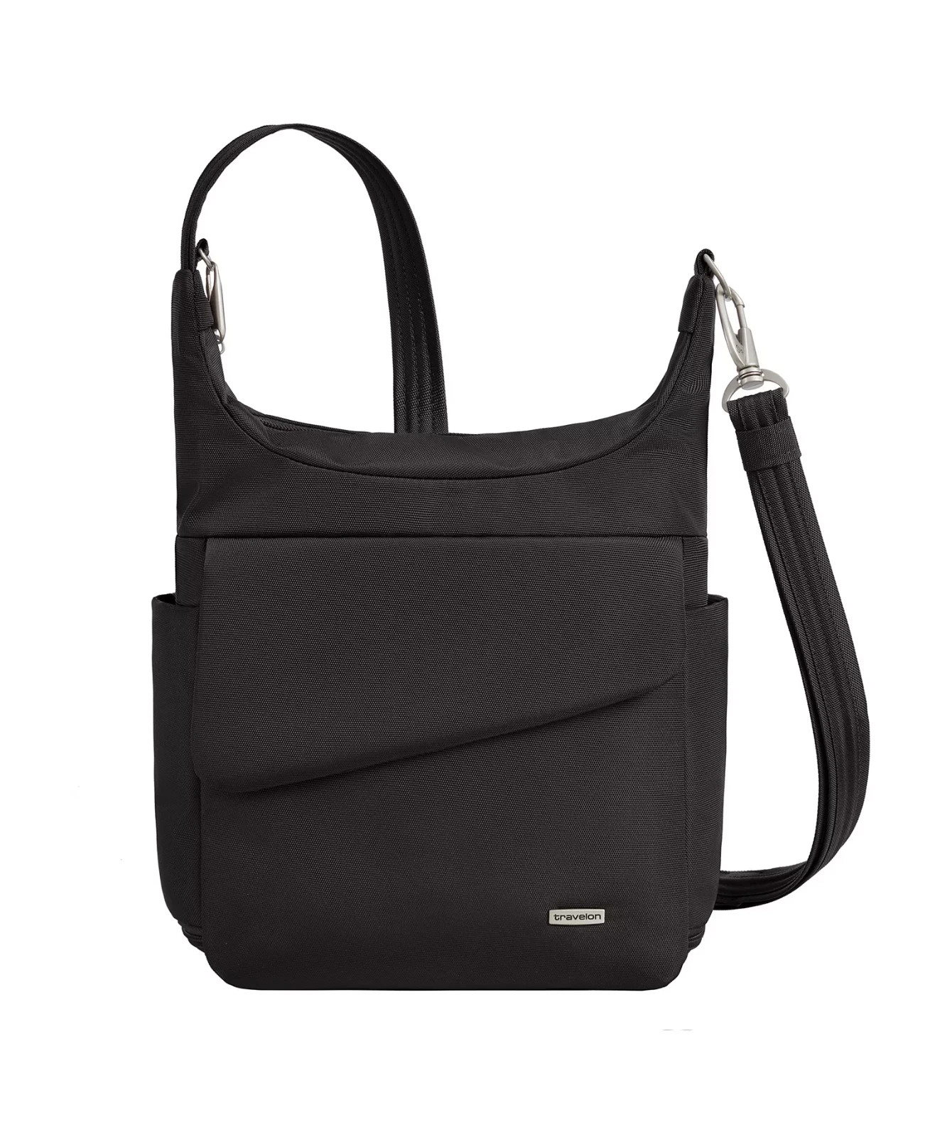 TRAVELON Anti-Theft Classic Messenger Bag Black 42242 NWT