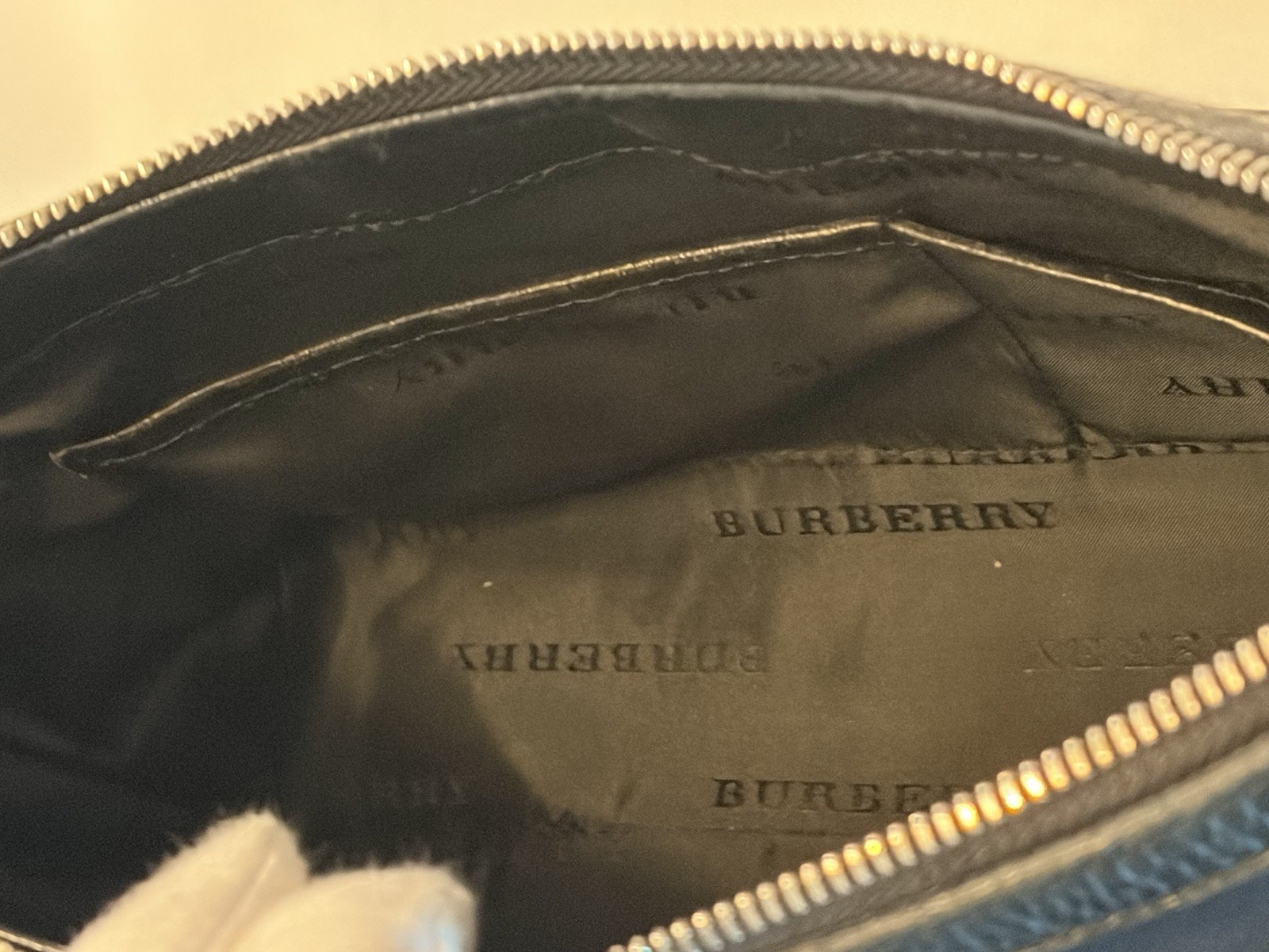 Burberry Nova Check Shoulder Bag – Canvas with Black Leather Trim – Pre-Owned