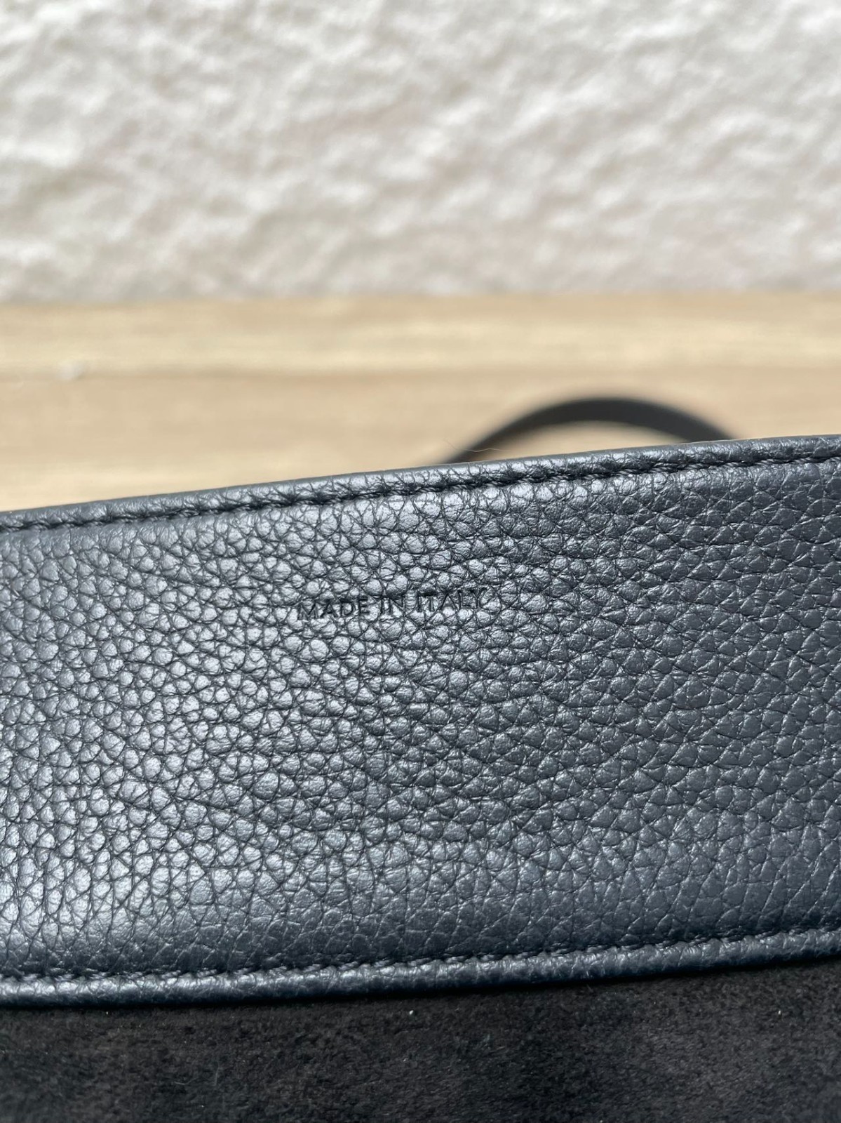 CELINE Soft 16 Large 38cm Black Calfskin Handbag