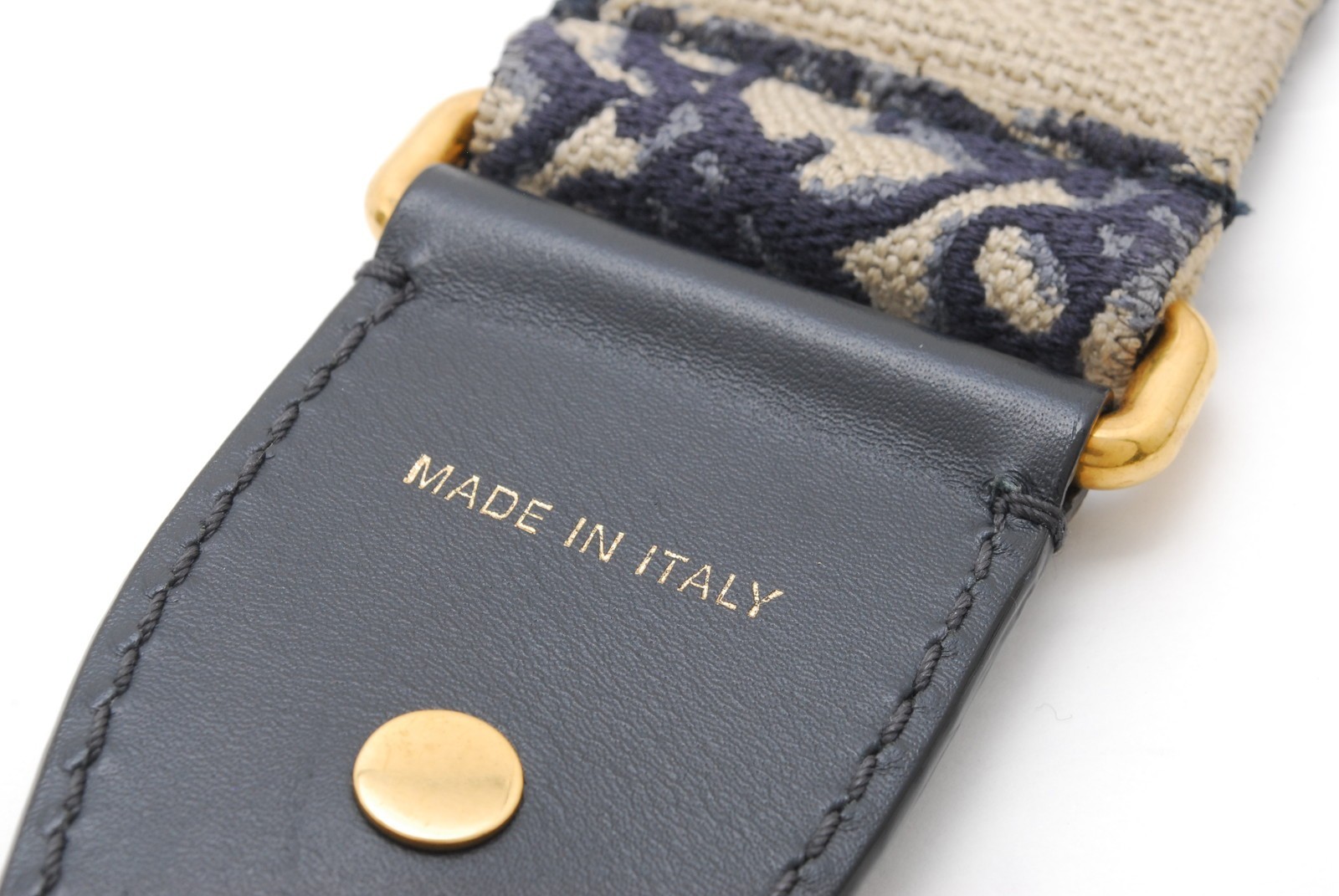 Christian Dior Shoulder Strap to Bag Canvas