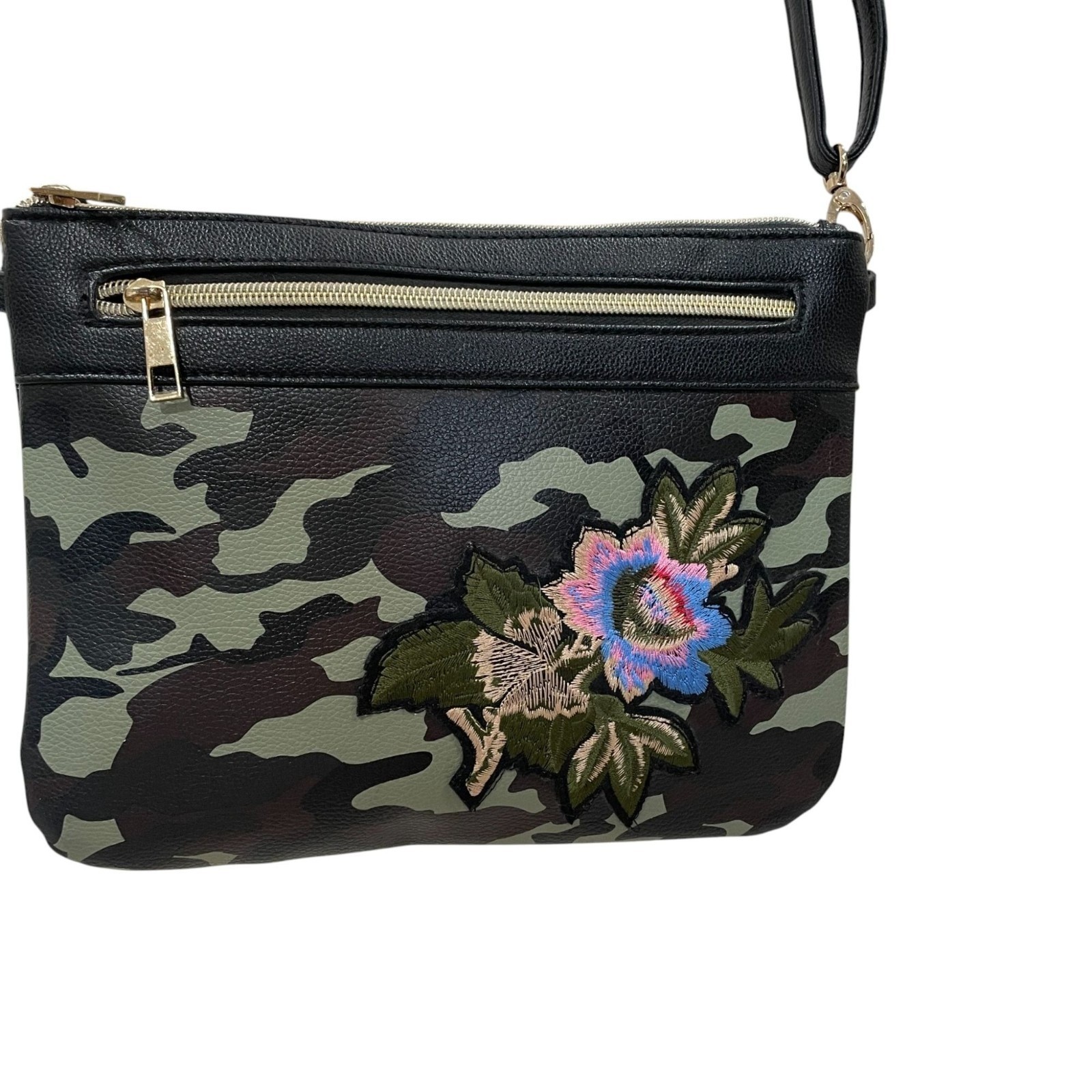 Camo Floral Concealed Carry Crossbody Bag Embroidered CCW Militarycore