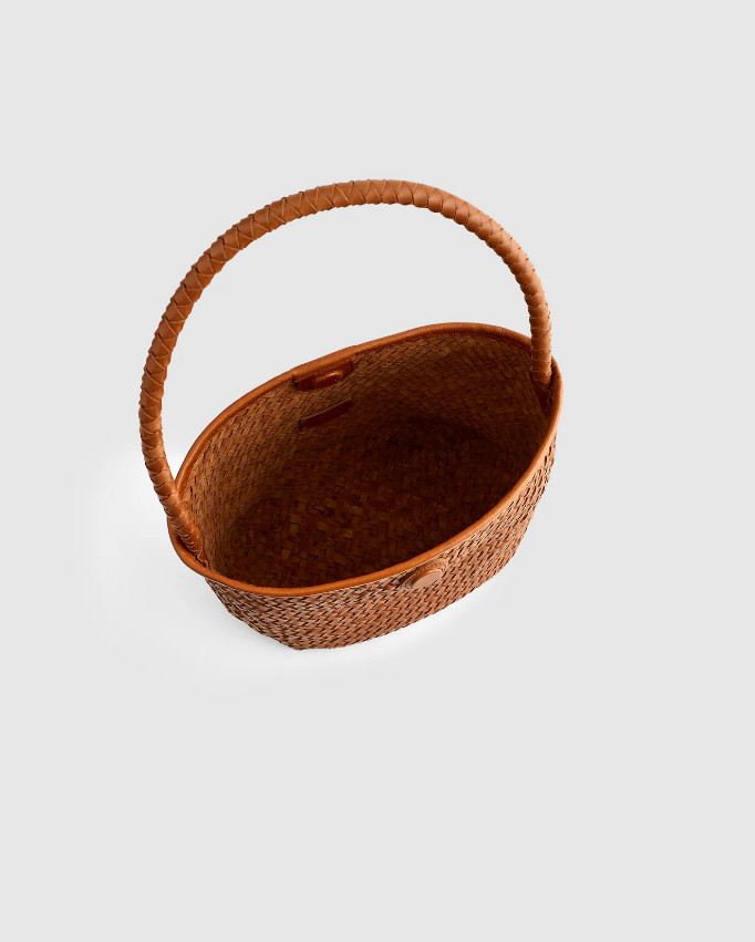 Madewell The Signature Woven Shoulder Bag, burnt sienna