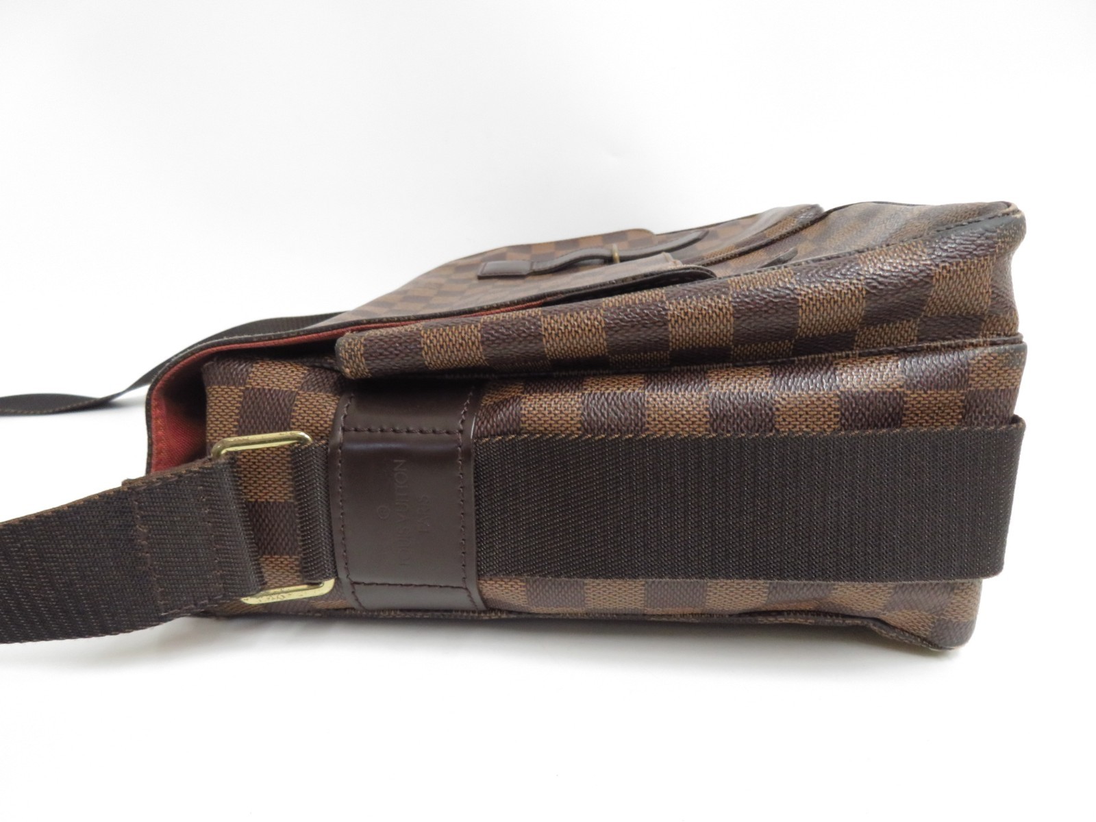 Authentic Louis Vuitton Damier Ebene Broadway Shoulder Bag Crossbody F#45804
