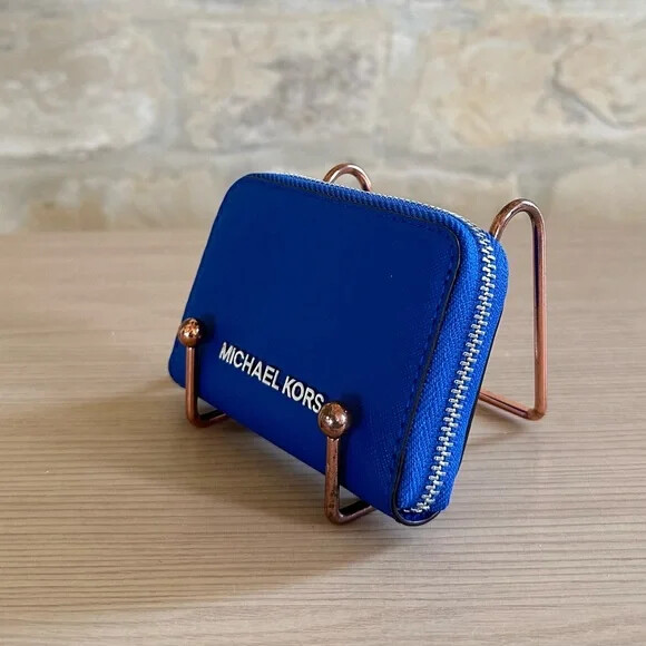 Michael Kors Dillon Electric Blue STD MD Messenger Leather Handbag/Wallet Option
