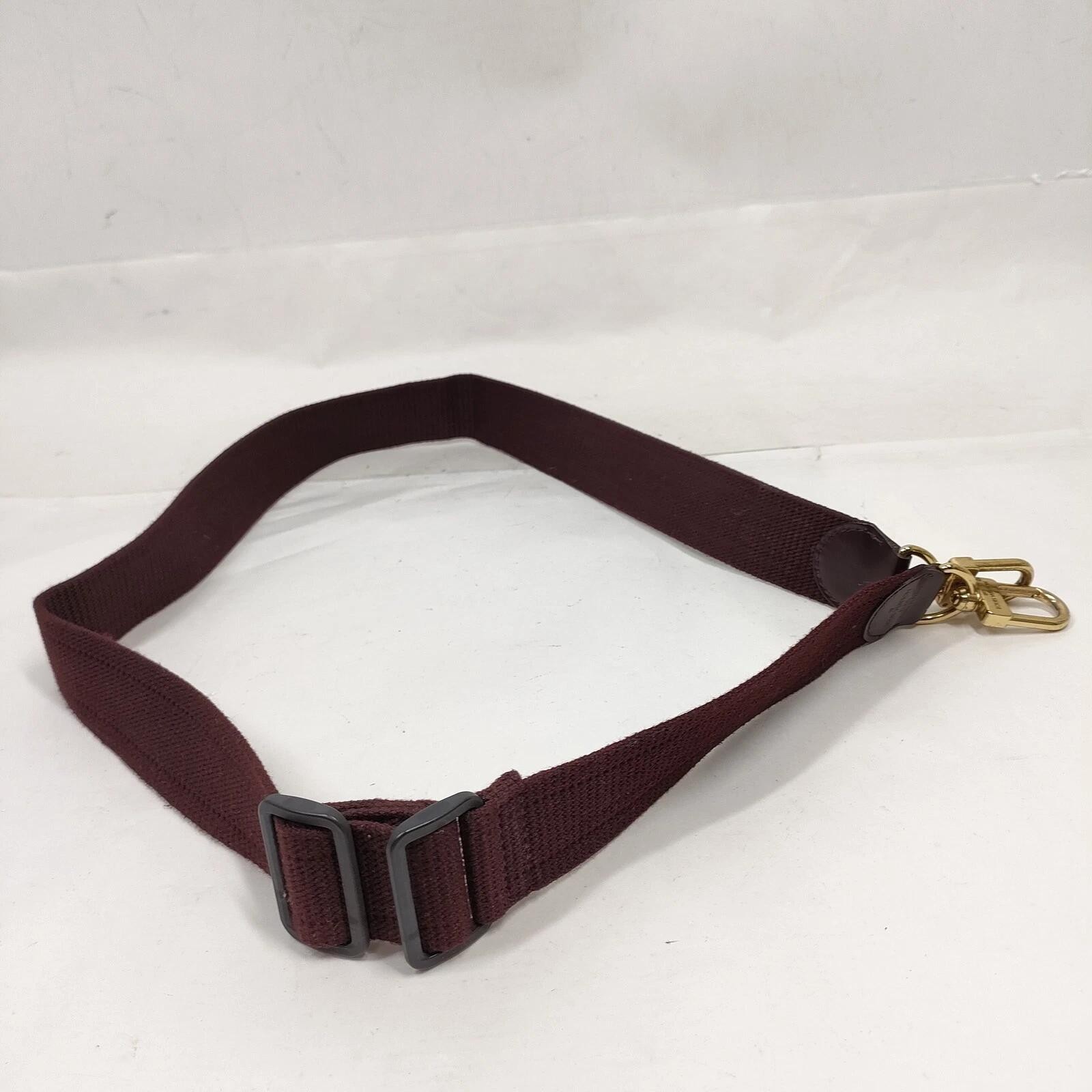 $600 Louis Vuitton LV Shoulder Strap Bordeaux Fabric