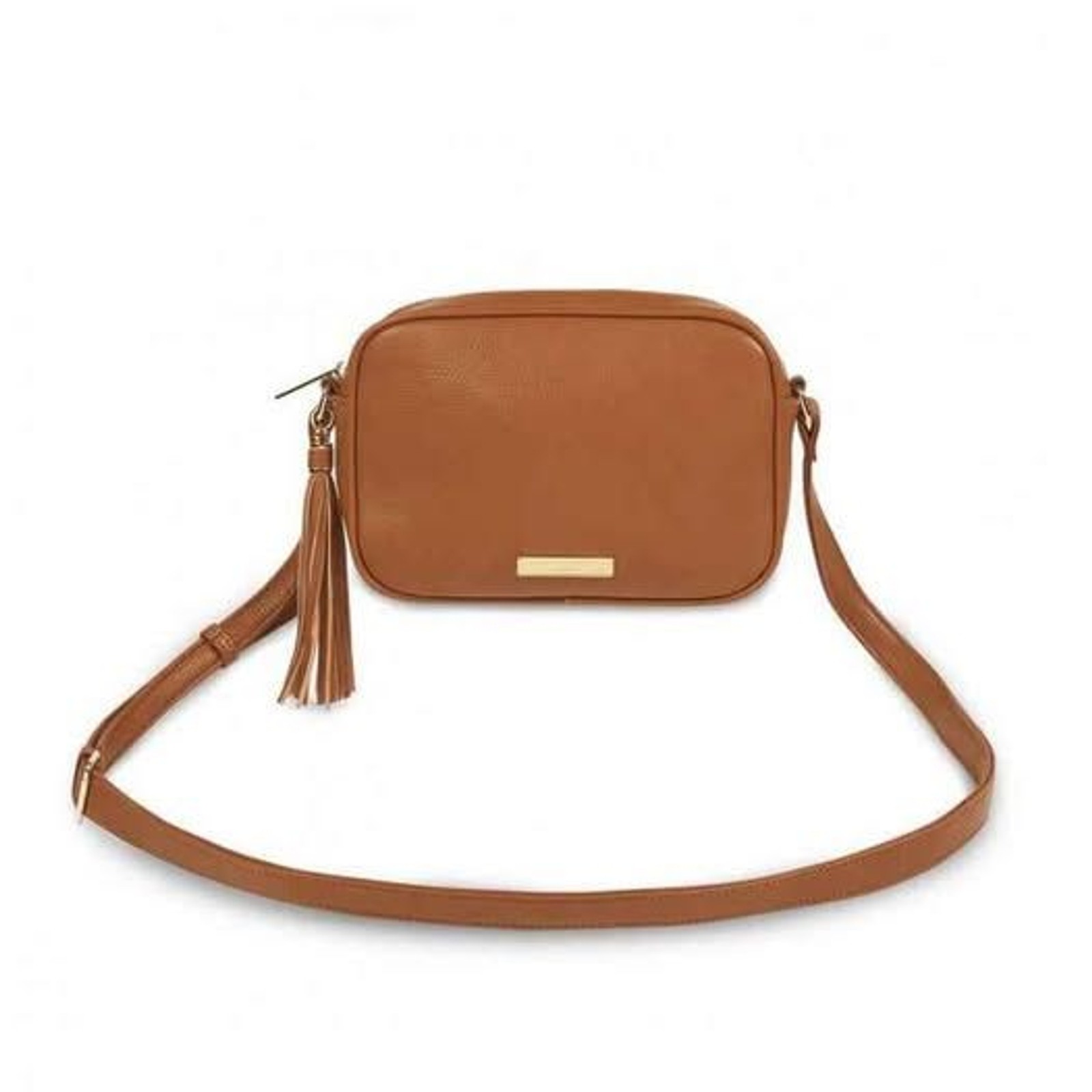Katie Loxton Sophia Tassel Crossbody Bag | Cognac