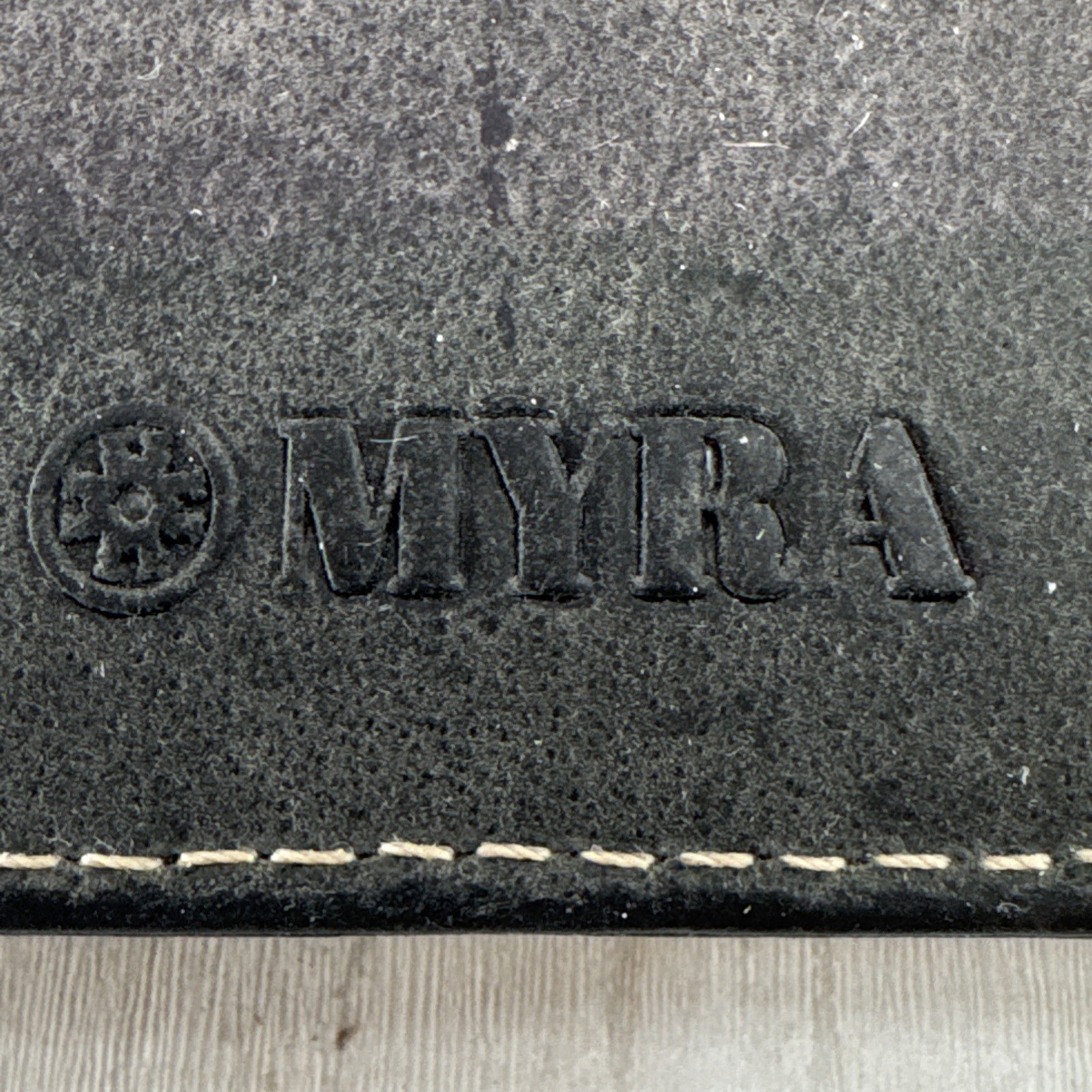 Myra Leather and Hair on Cowhide small wallet credit card holder 5×3 inches