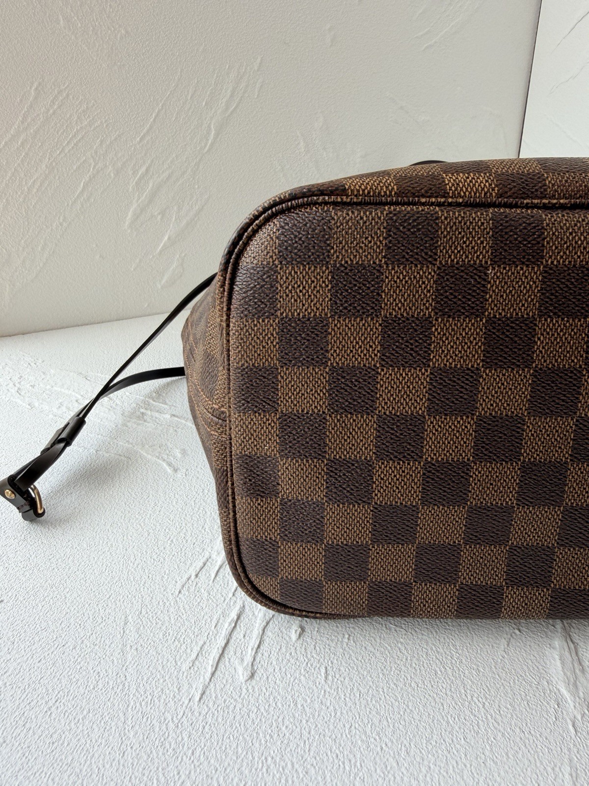 Authentic Pre-owned Louis Vuitton Neverfull MM Damier Ebene Canvas Tote Bag