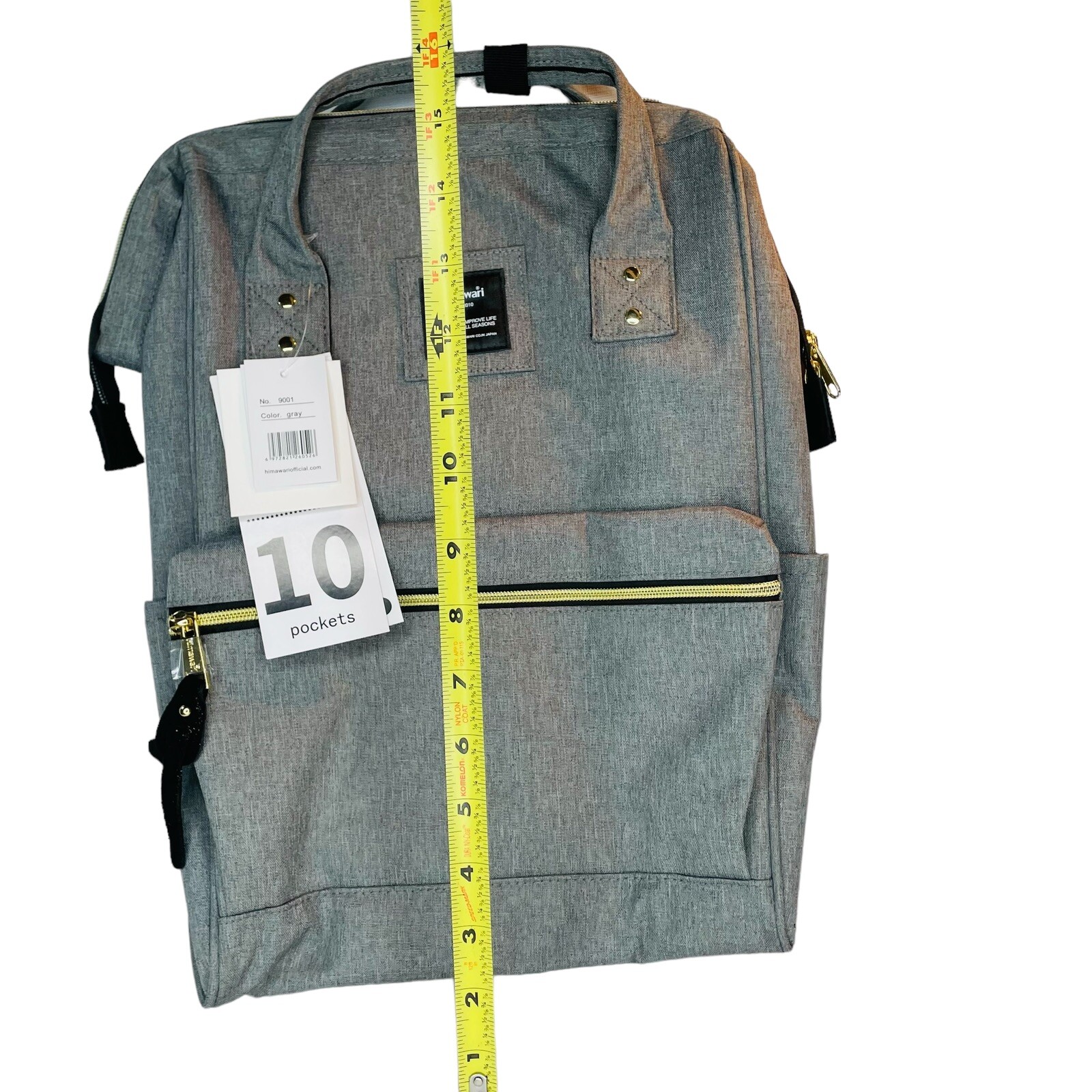 Himawari Travel School Backpack with USB Charging Port 15.6 Inch Doctor Work Bag