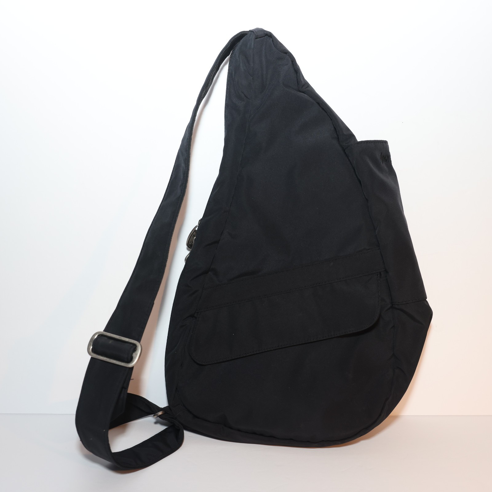 Ameribag Healthy Back Bag Small Crossbody Sling Black Nylon EDC