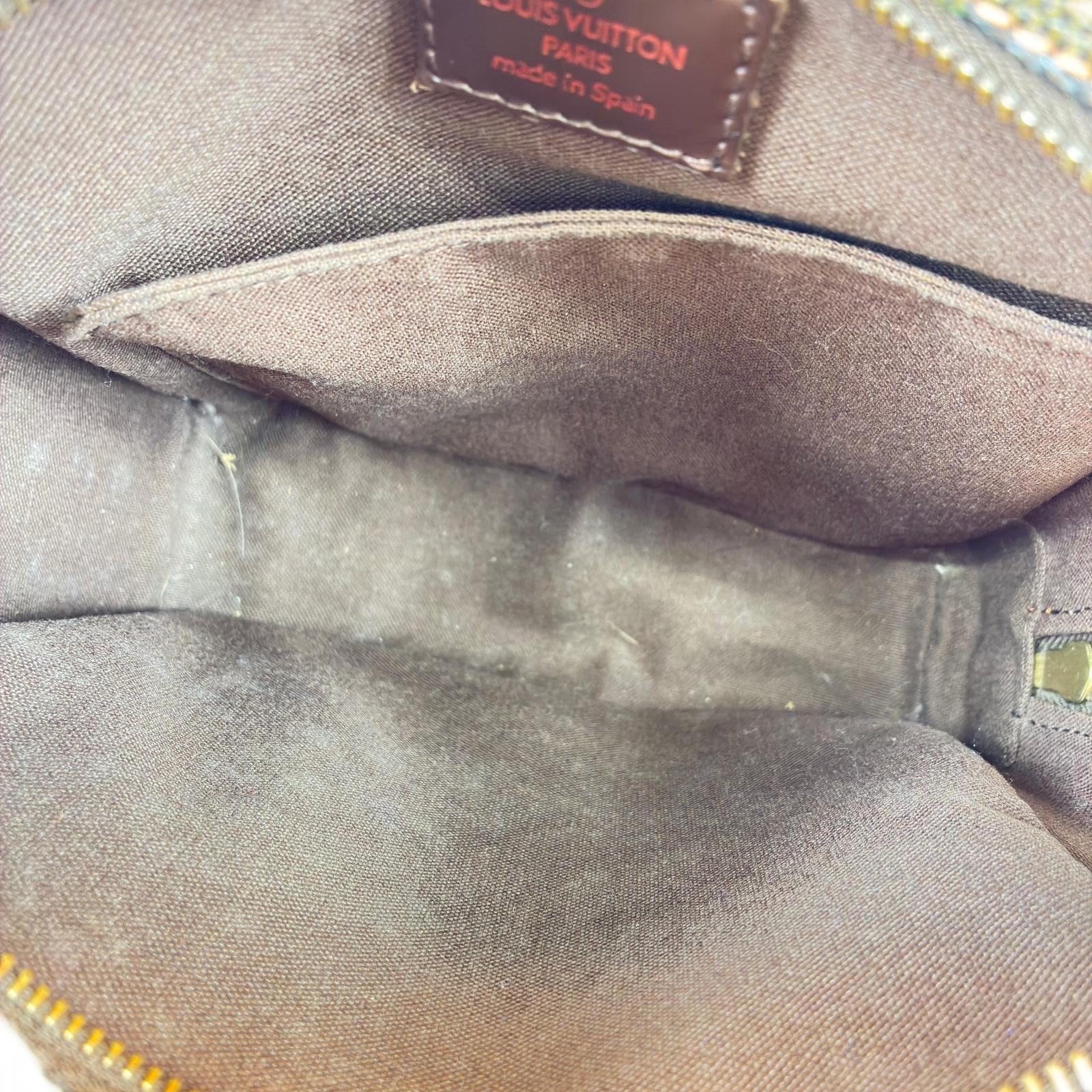 LOUIS VUITTON Olaf PM Shoulder Bag N41442 Damier canvas Brown