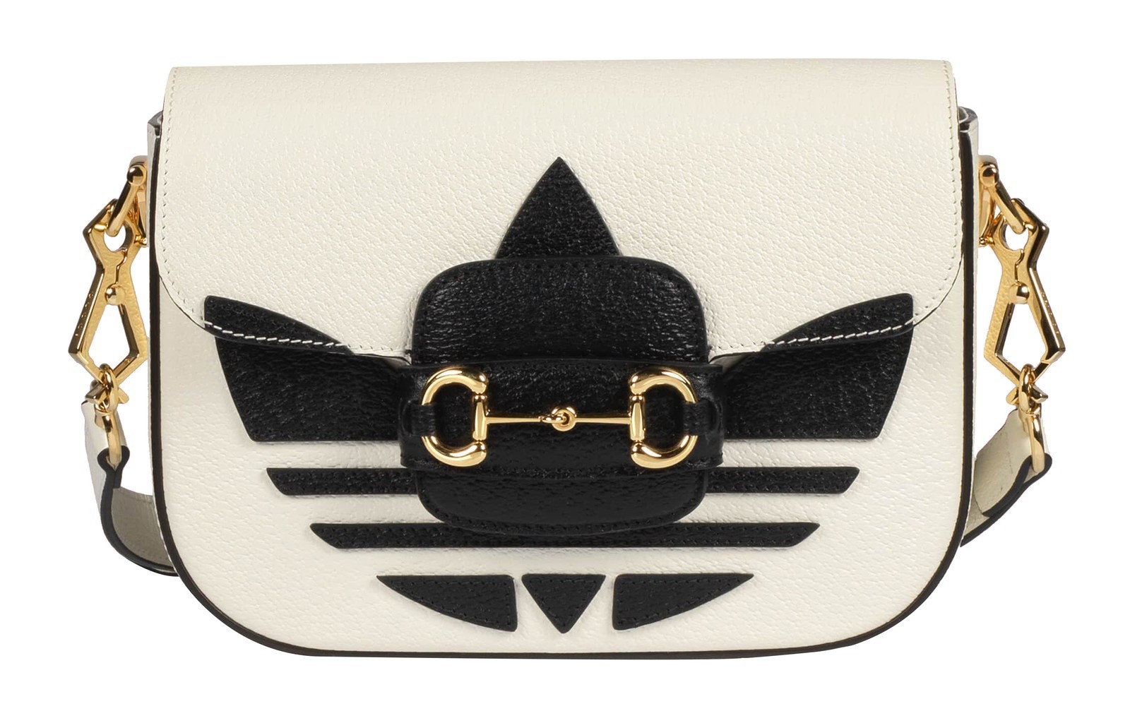 GUCCI Crossbody Bags Leather White Men 8.1 x 2.0 x 5.7 in