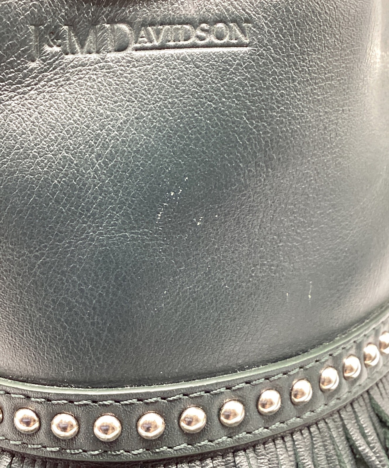 J&M DAVIDSON FRINGE CARNIVAL MINI 1810N Green Bag #TFB6259