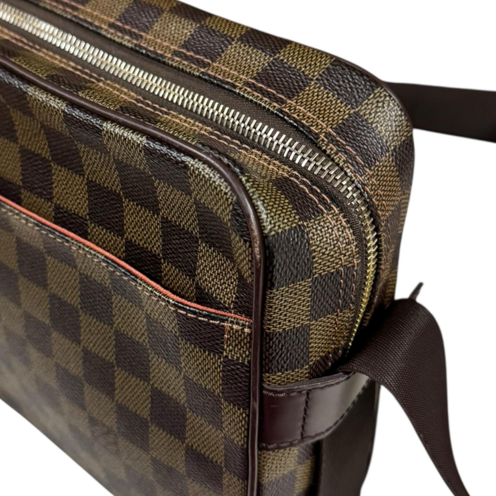 LOUIS VUITTON Shoulder Bag Cross Body N41442 Damier canvas Olaf PM used