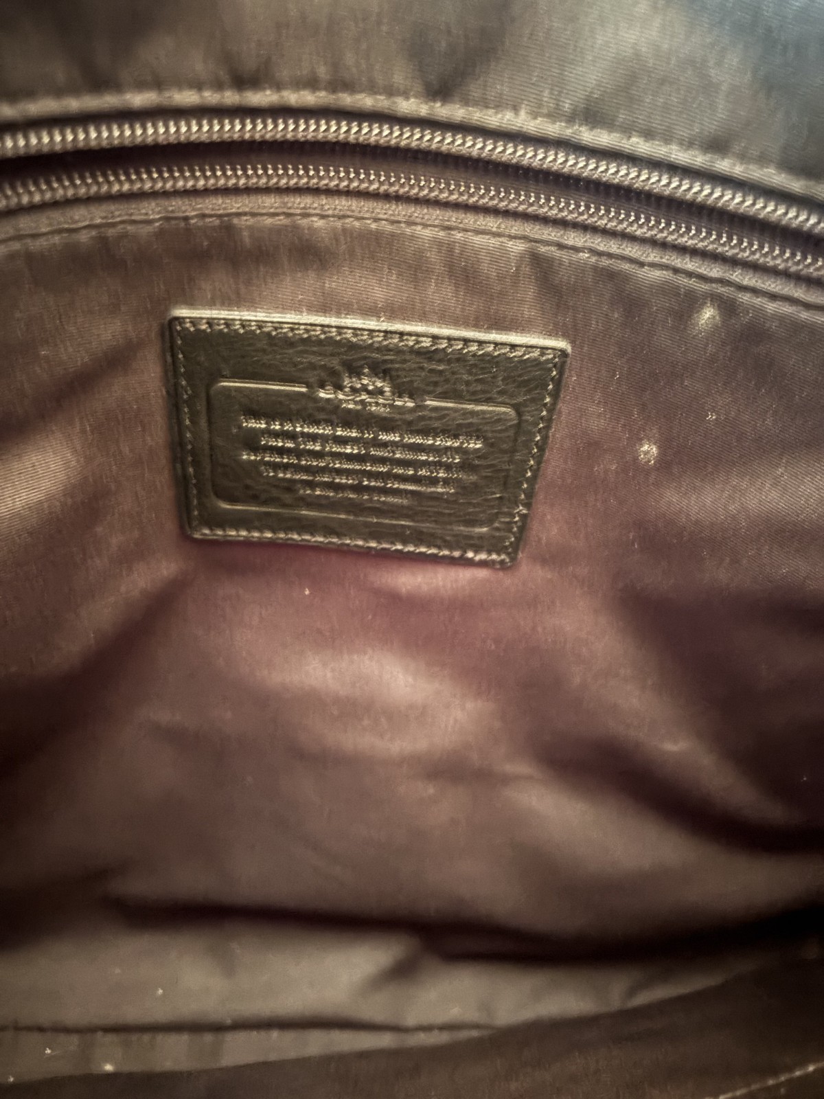Coach Perforated Leather Fold Over Tote Bag (F57569)