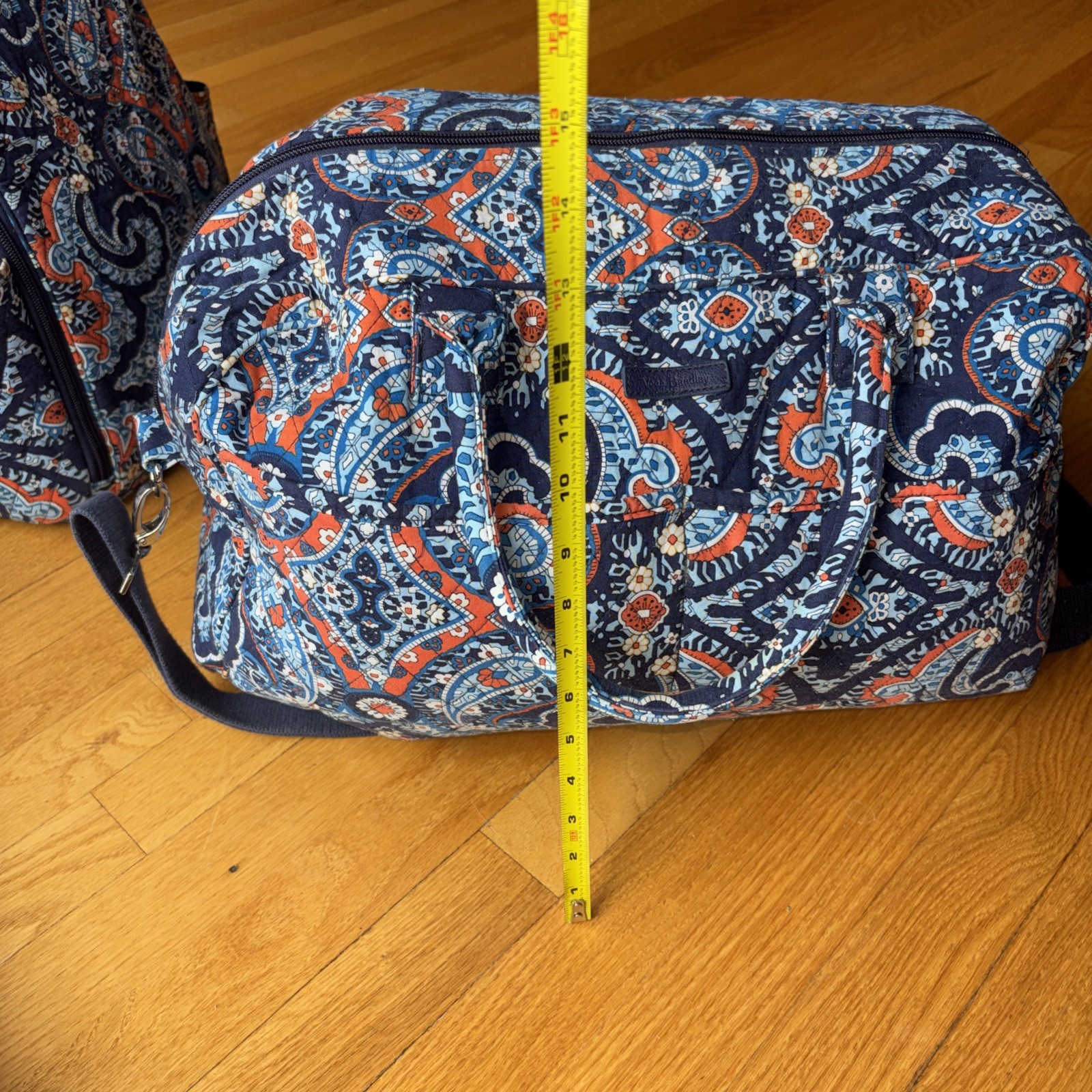 Vera Bradley Marrakesh Pattern Campus Tech laptop Backpack & Matching Duffle bag
