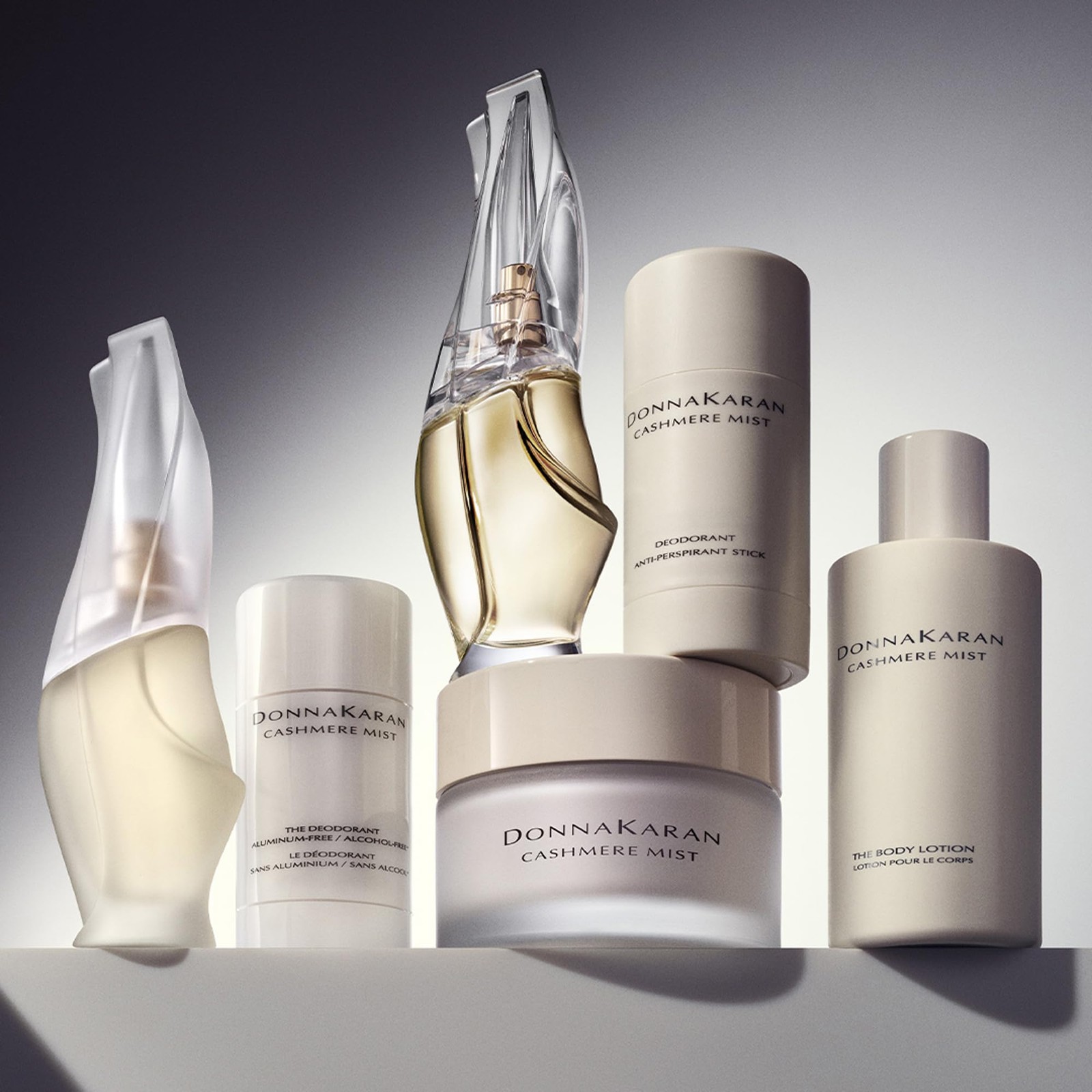 Donna Karan Cashmere Mist EDT Set – Mini & Travel Spray 0.5 fl oz Each