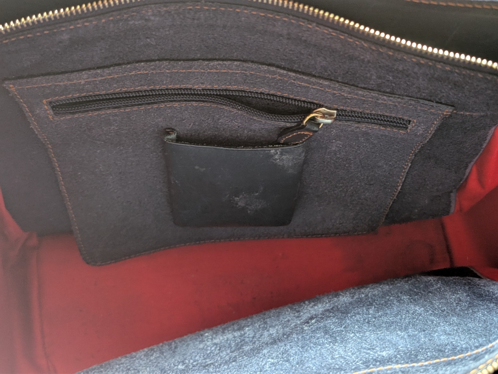 Dooney & Bourke dark navy blue leather purse
