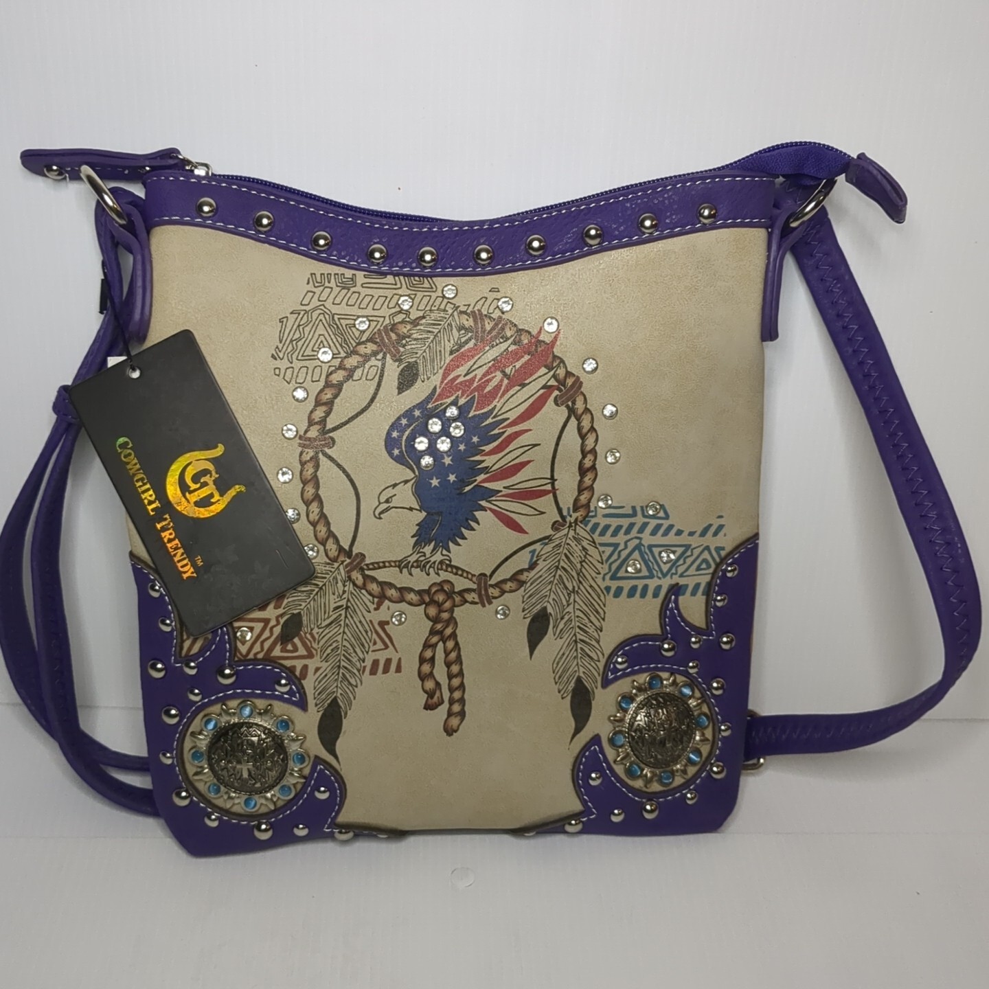 Country Girl Trendy Native American Aztec Crossbody Purse Nwt