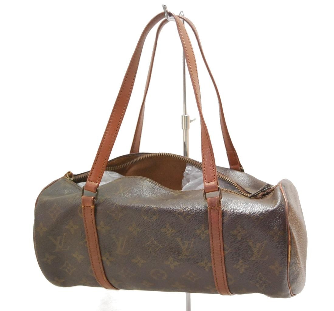 Auth LOUIS VUITTON MONOGRAM PAPILLON 30 HANDBAG PURSE 821 “TORN ZIPPER” 0521a