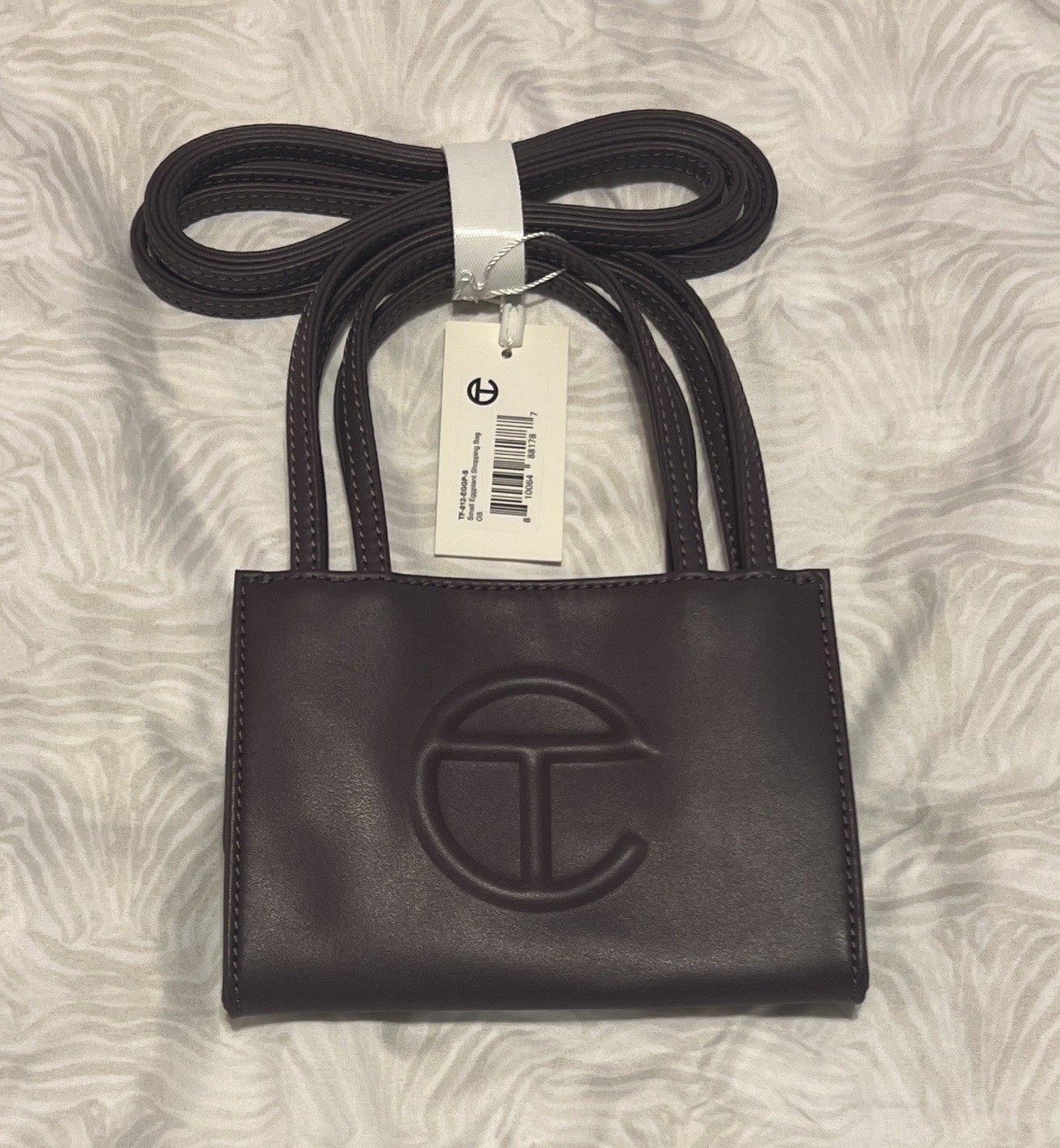 Telfar Small Shopping Bag in Eggplant Purple BRAND NEW READY TO SHIP