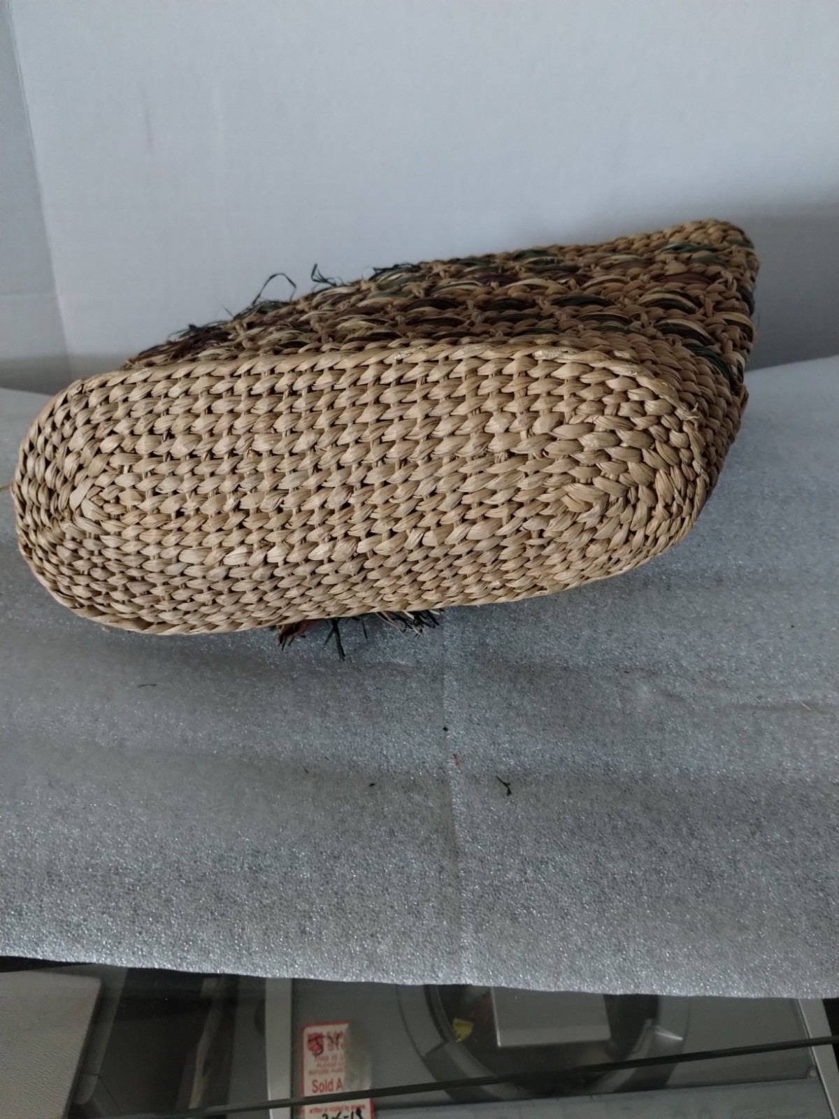 ANNE KLEIN Woven Straw Summer Handbag