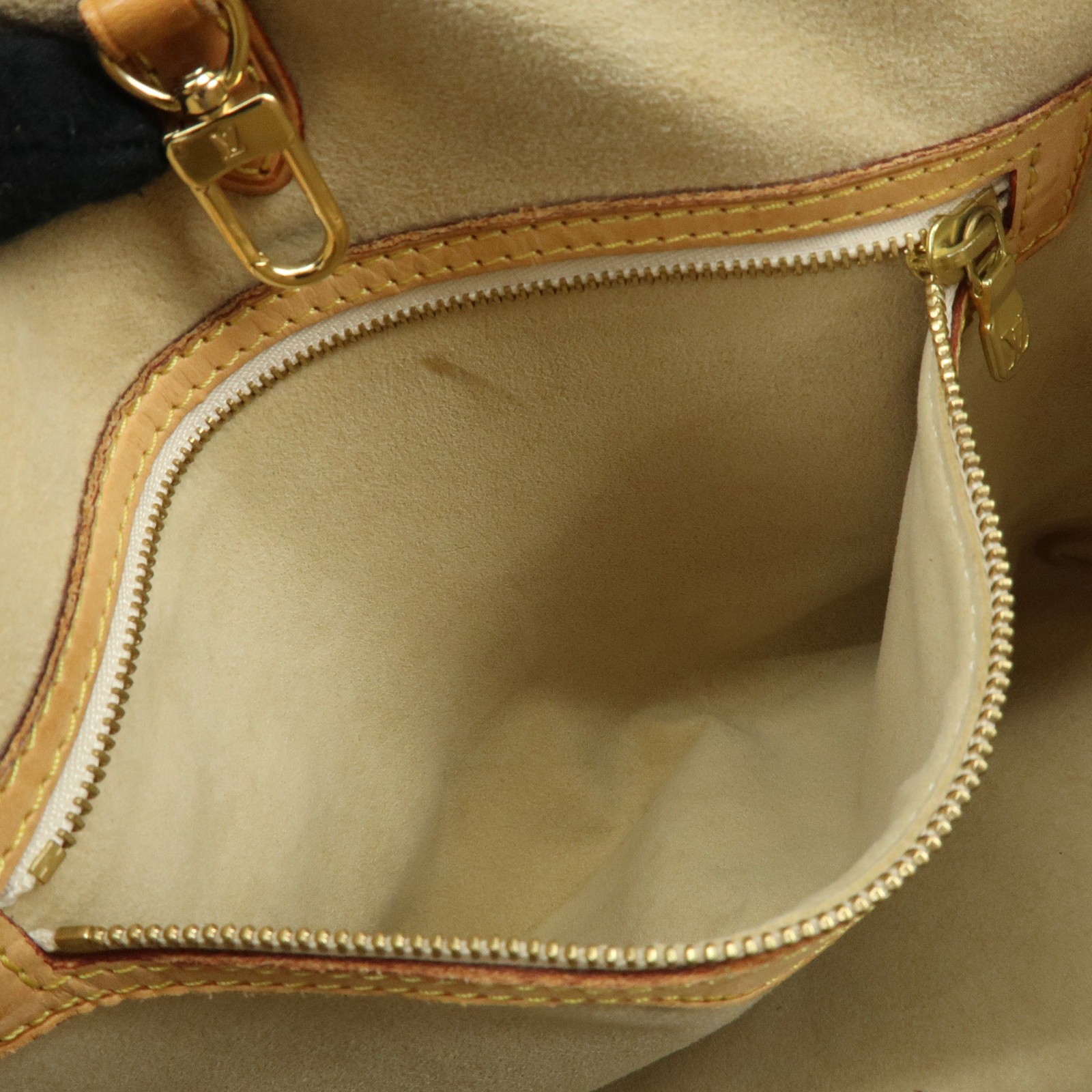Louis Vuitton Damier Azur Hampstead PM Hand Bag Ivory N51207 Authentic Used F/S