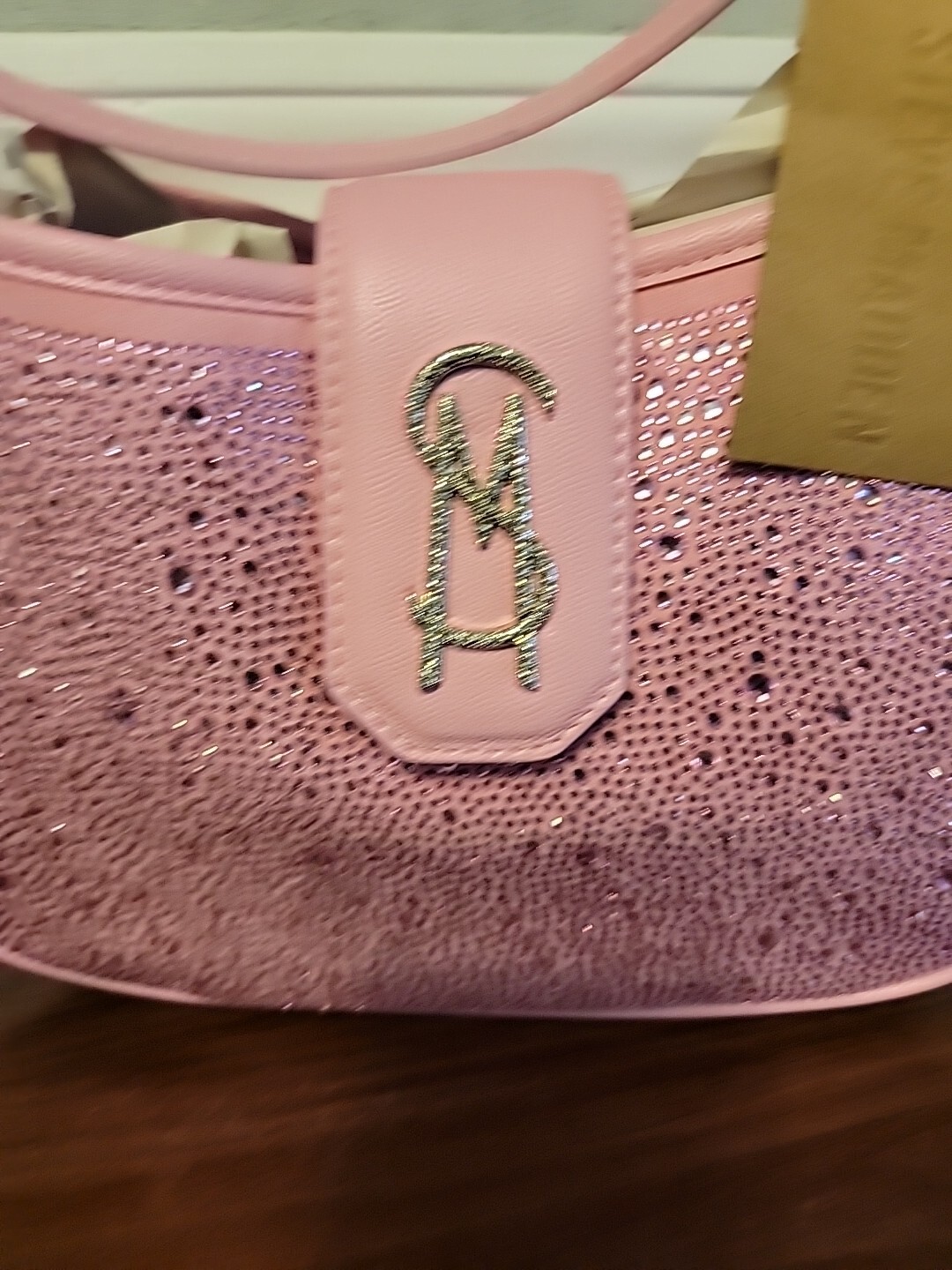 Steve Madden~Fondant Pink~Embellished Shoulder Bag~NWT~DT623385