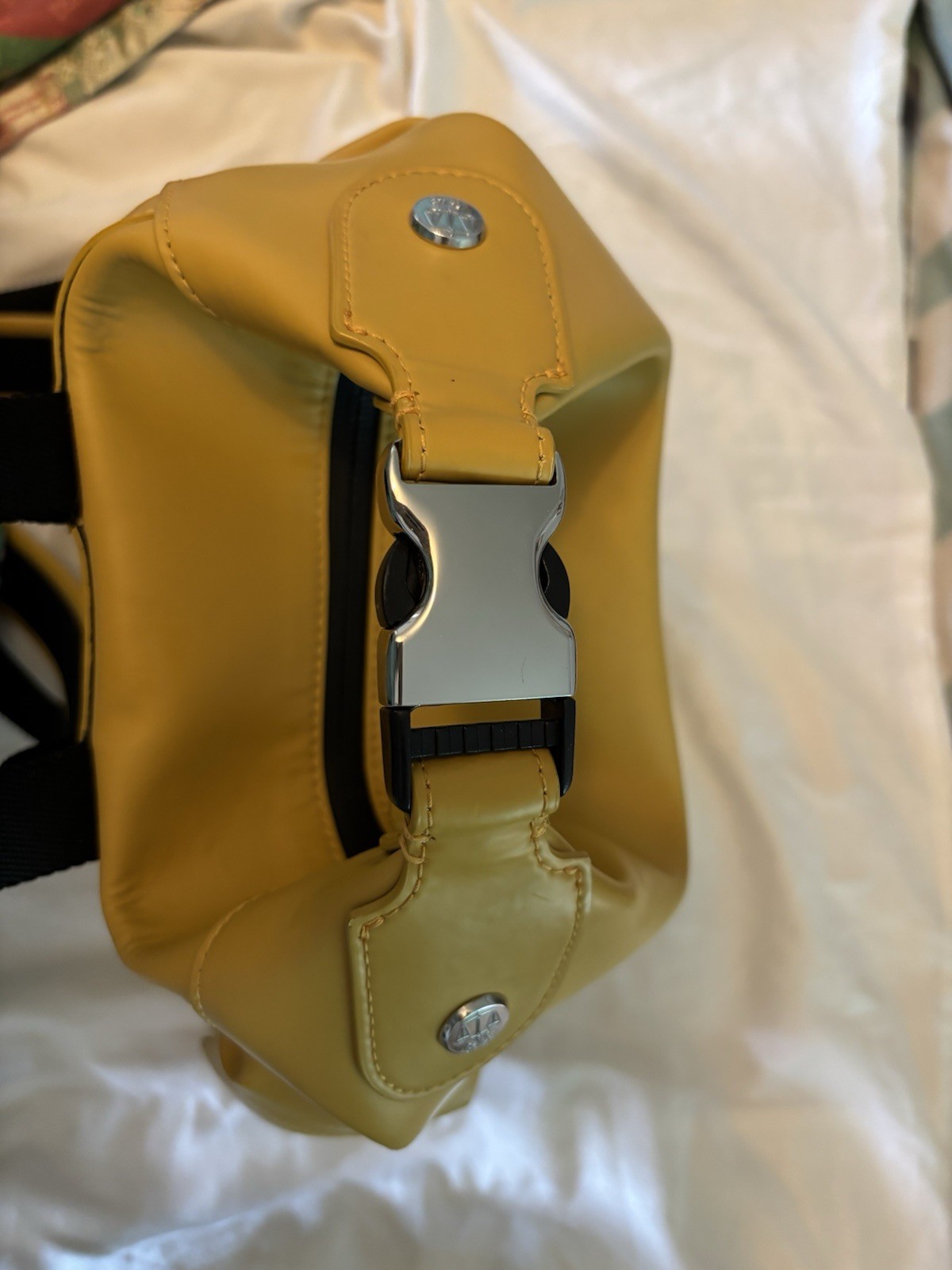 Hunter Top Clip Waterproof Backpack Yellow Rubber Rain Travel Bag Multi Pocket