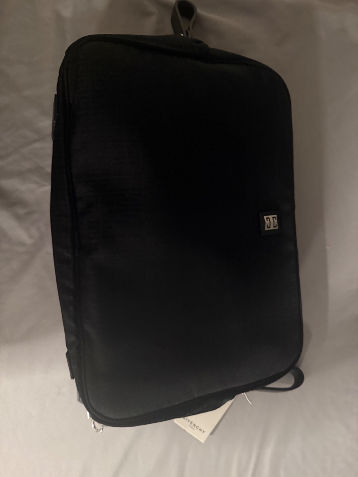 Givenchy Women Black Jacquard Logo Diaper Changing Pad Baby Travel Hand Bag