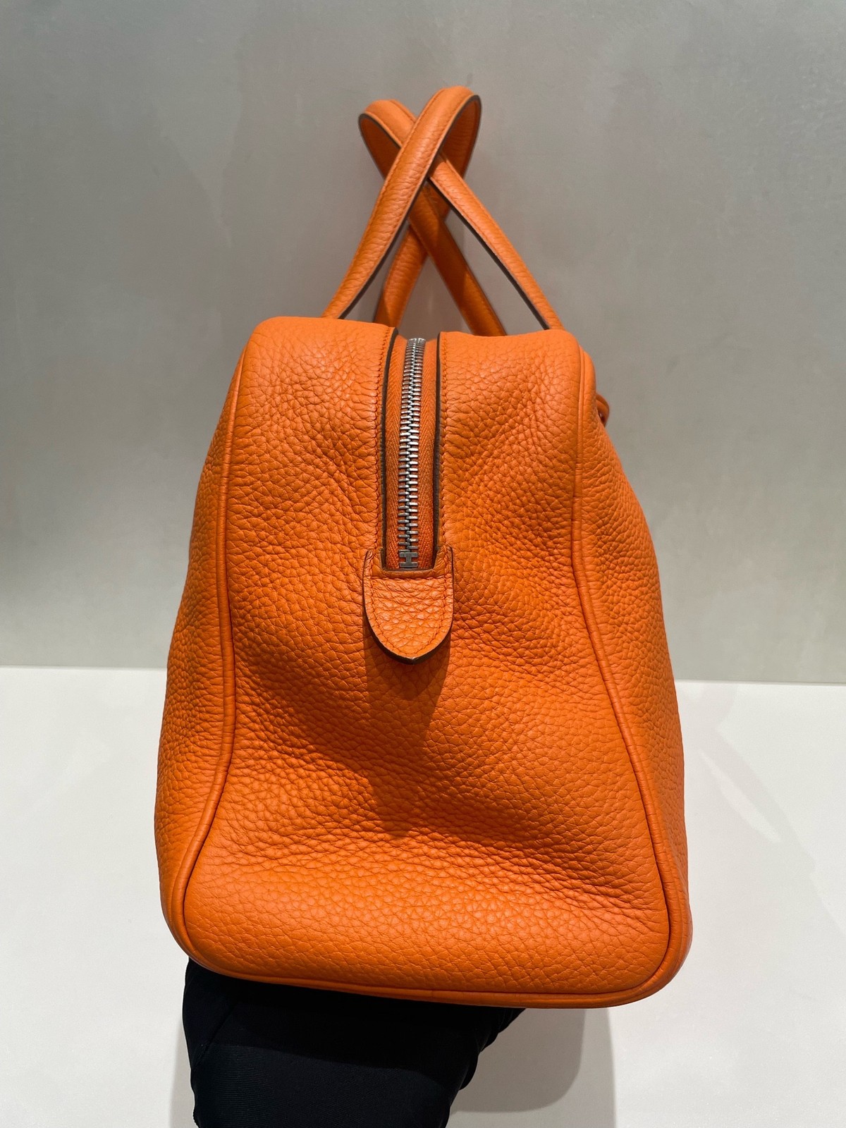 Hermes Pre-Owned Authentic Shoulder Bag Orange 35*20*16cm