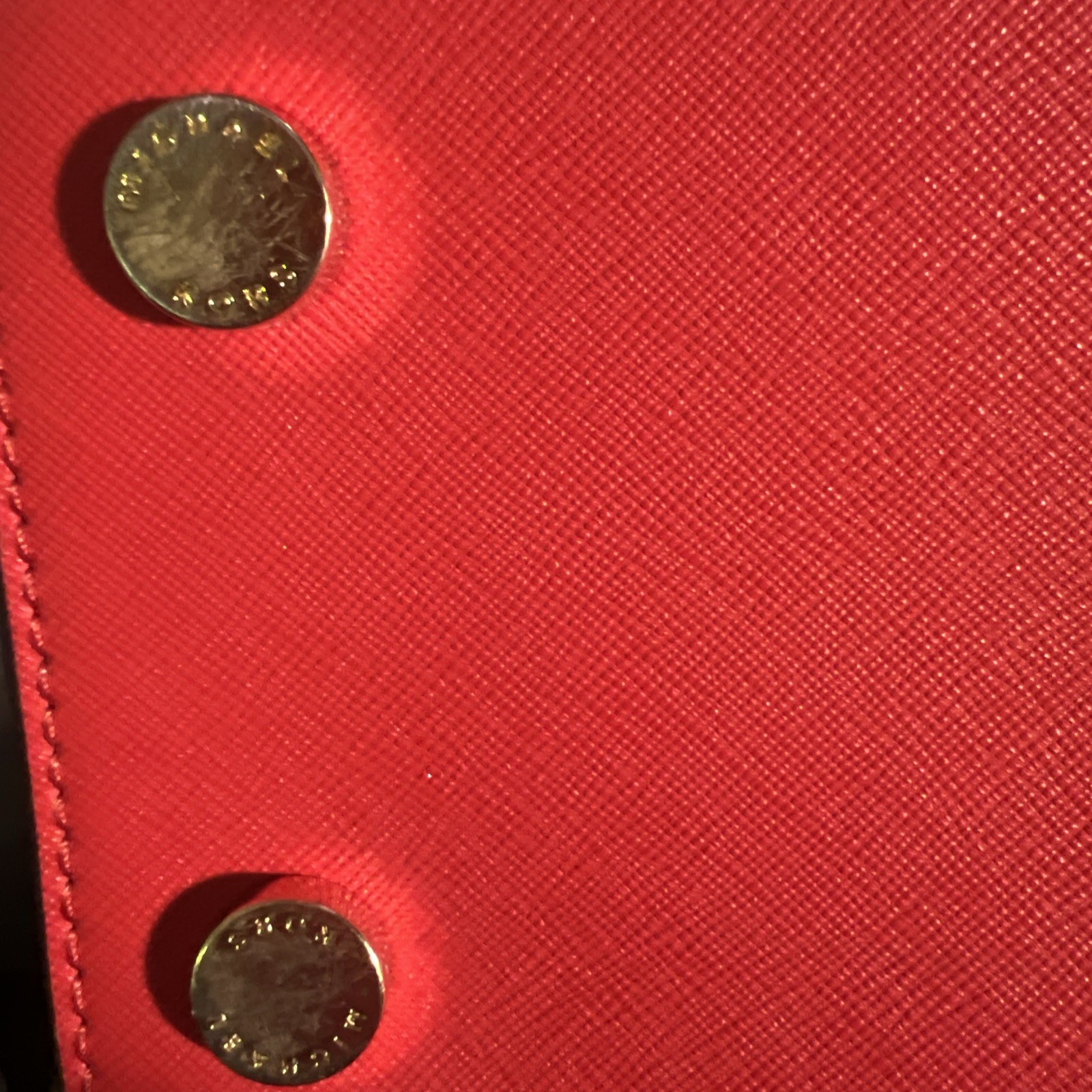 NWOT Michael Kors Selma Saffiano Leather Medium Top Zip Satchel Watermelon
