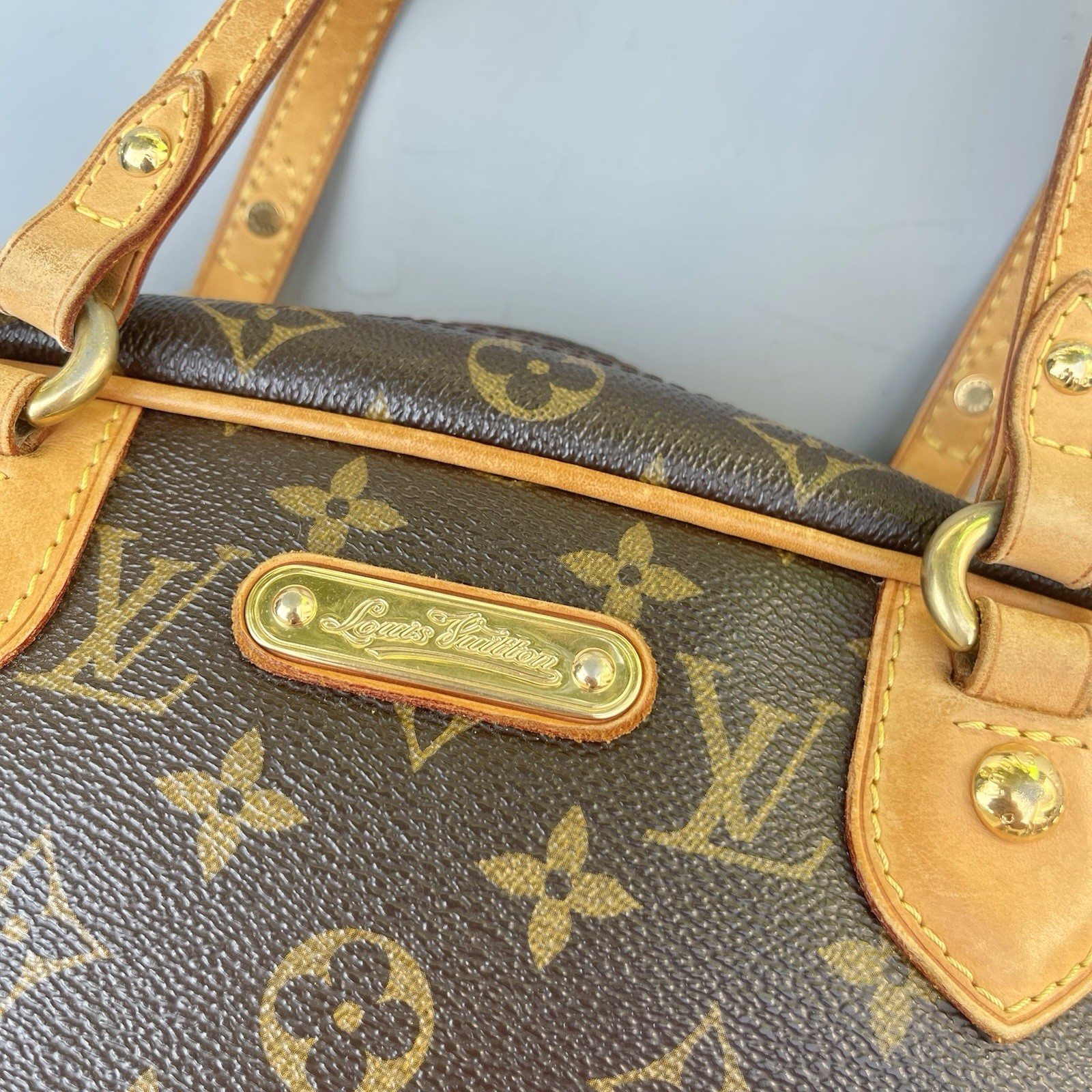 Louis Vuitton Montorgueil Shoulder Bag PM Brown Canvas