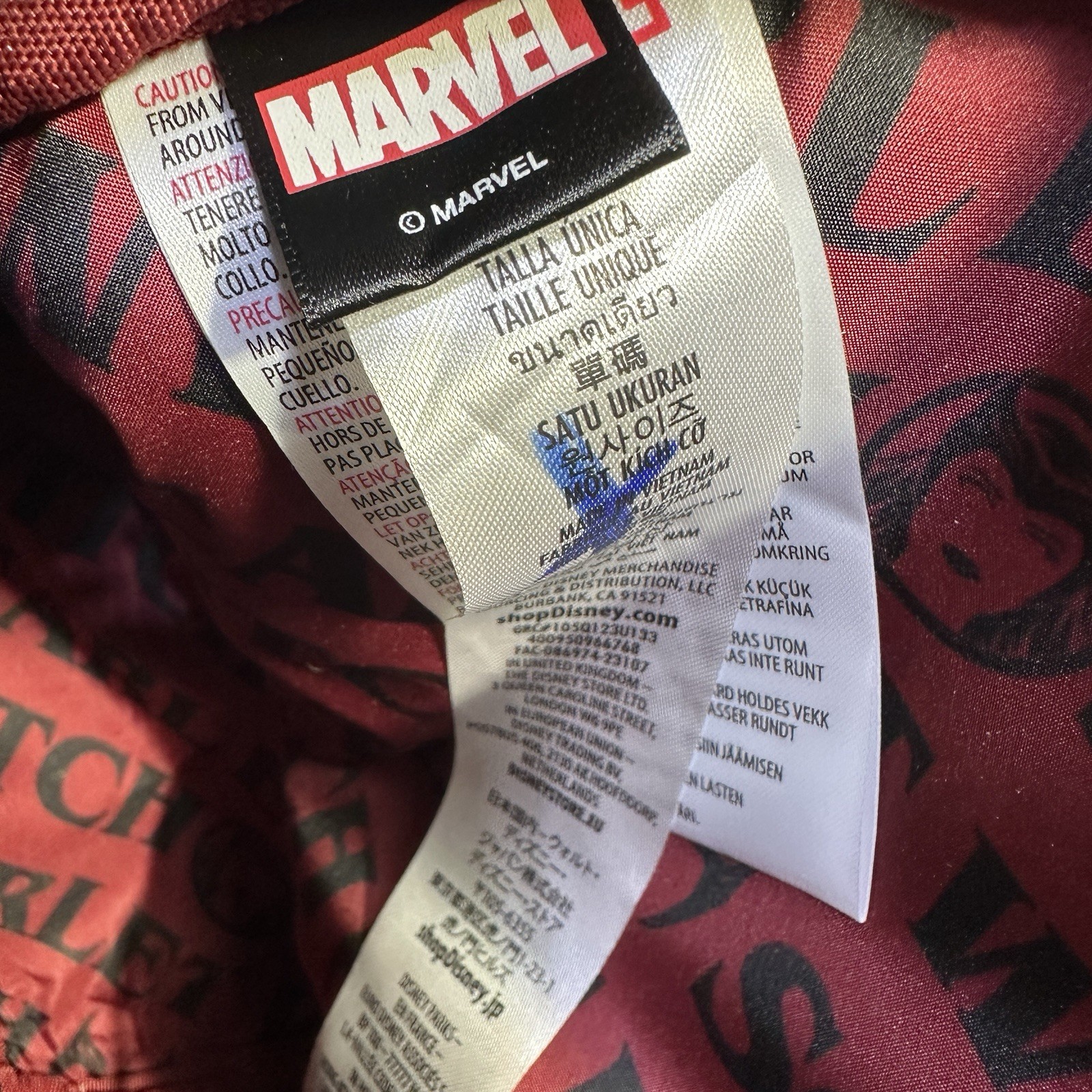 Loungefly Marvel Wanda Scarlet Witch Red Mini Backpack Disney Parks Adult