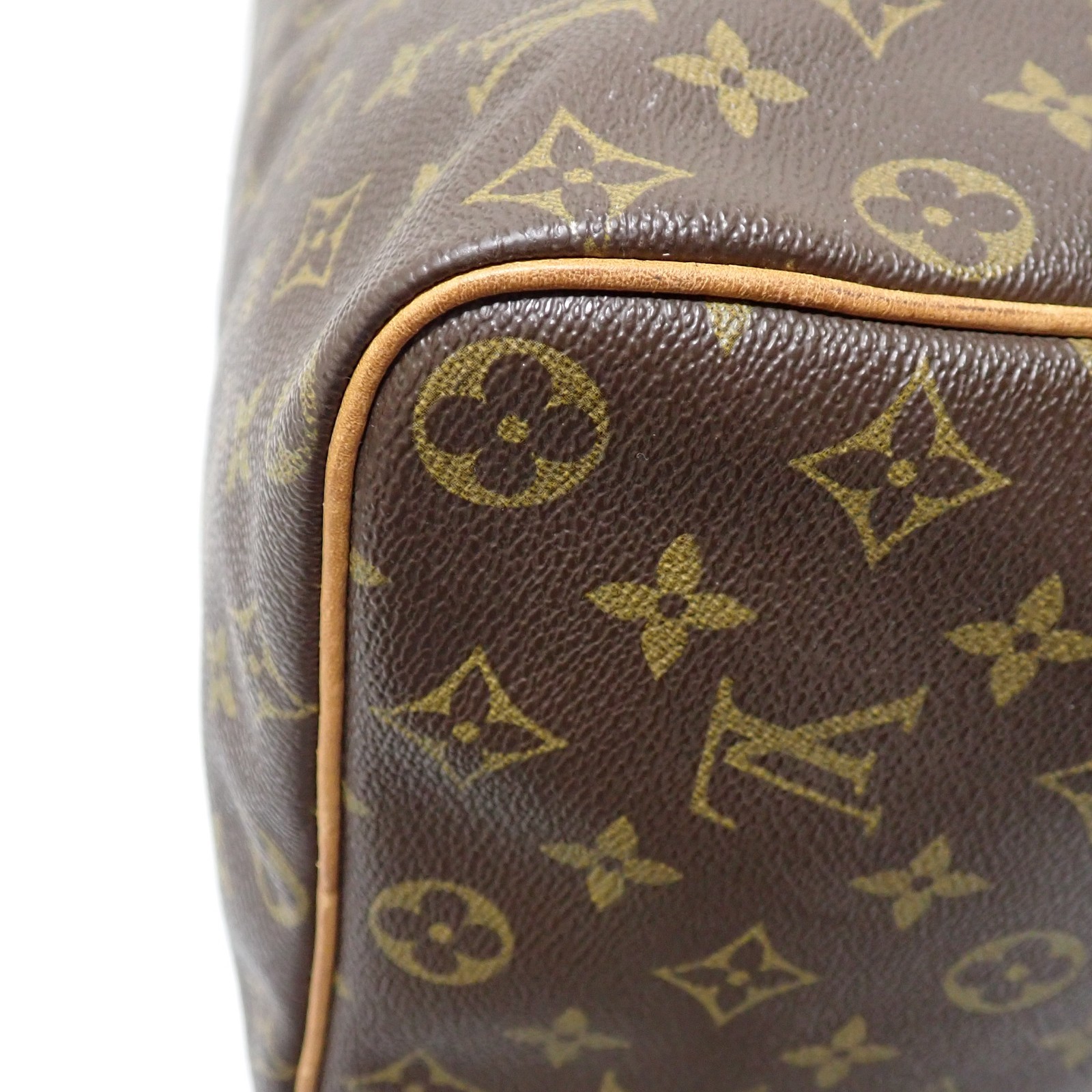 Louis Vuitton Monogram Speedy 40 Purse Bag M41522 Brown Pre-Owned MB0912