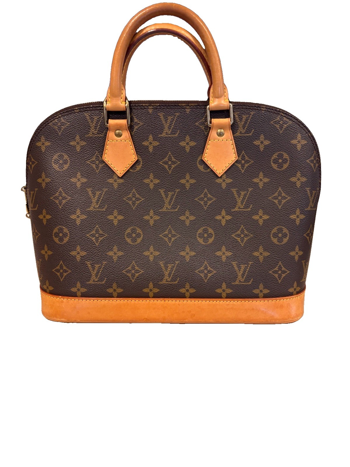Vintage Louis Vuitton Alma Bag MM Monogram double handles very good condition.