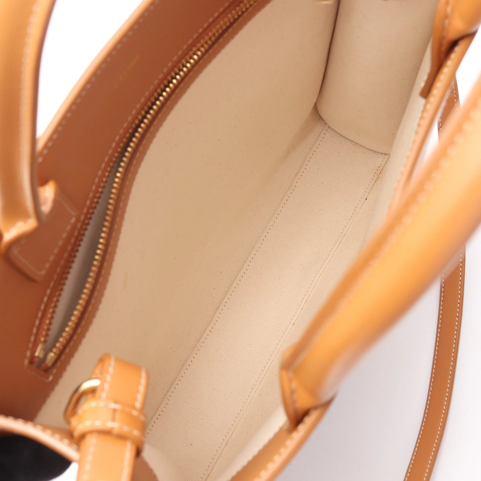 Celine 2WAY Shoulder Bag Brown Leather #RCB405