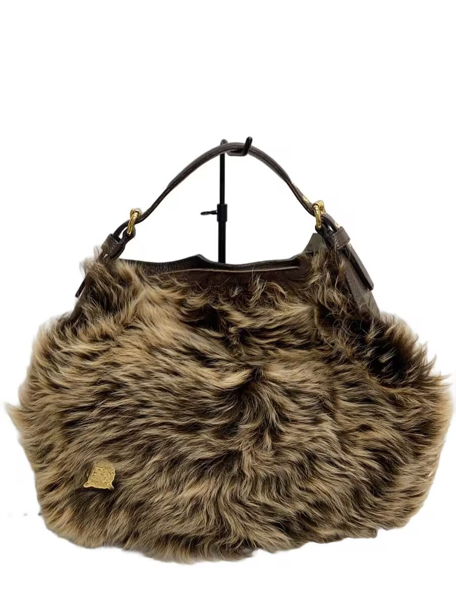 A.D.M.J. Shoulder Bag Leather BRW
