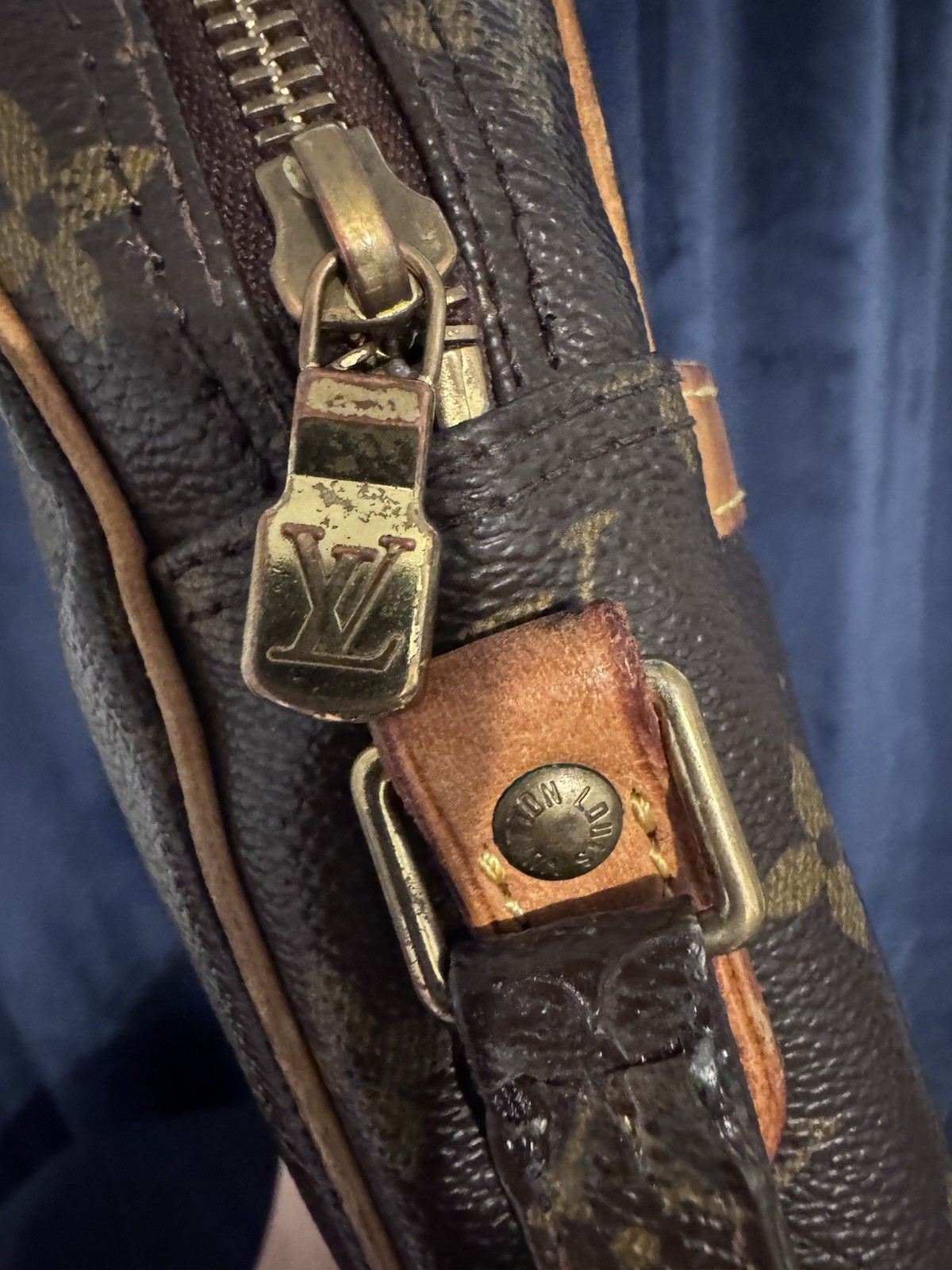Louis Vuitton Danube Crossbody PM Brown Leather