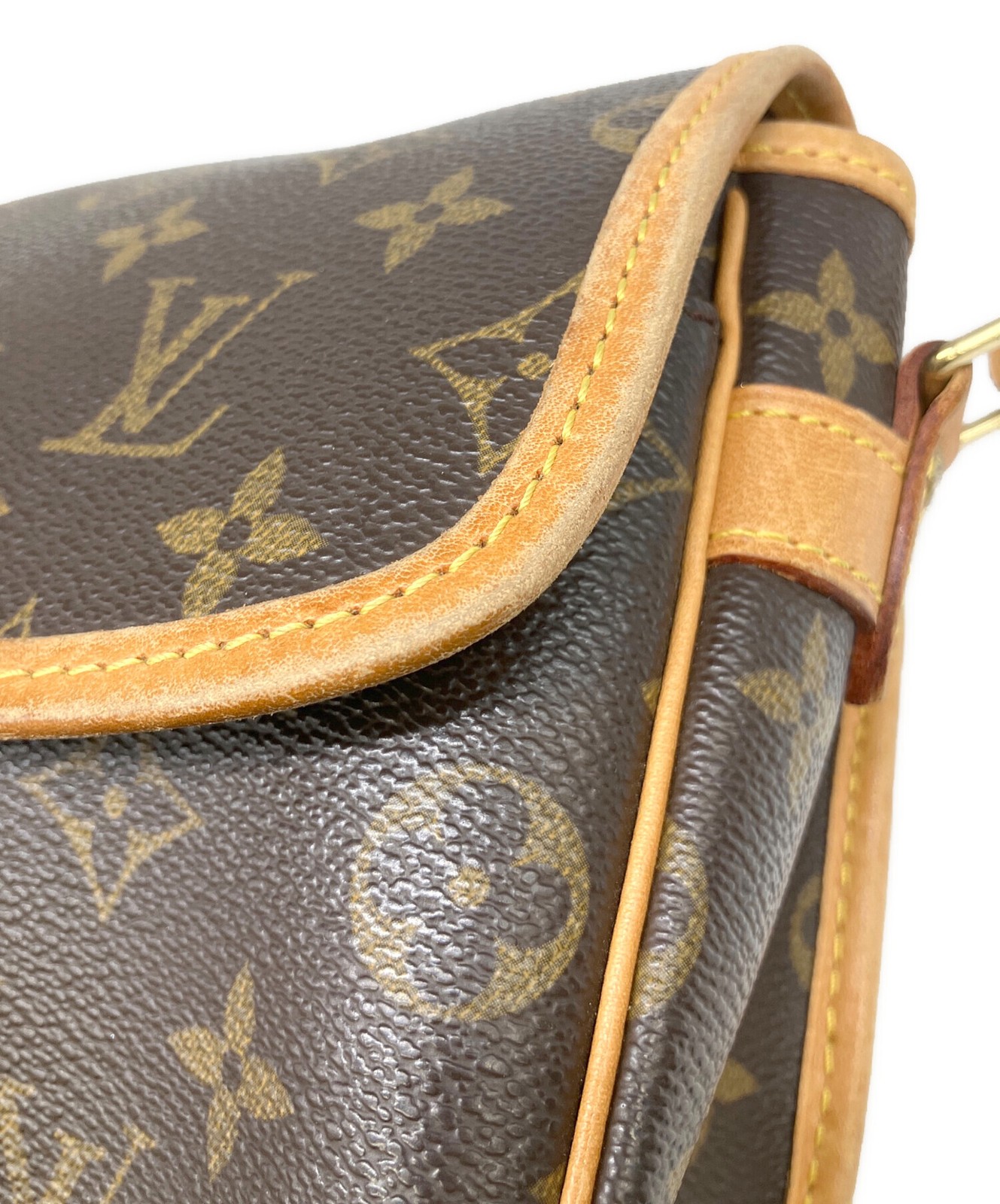 Louis Vuitton Sologne M42250 Brown Shoulder Bag #TFB1909