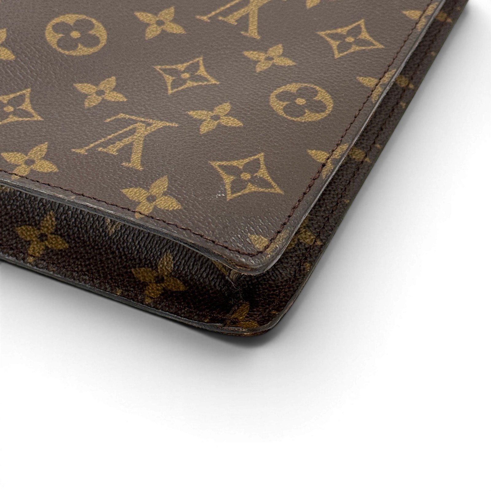 LOUIS VUITTON Porte Documents Senateur Brown Monogram Canvas Briefcase M53335