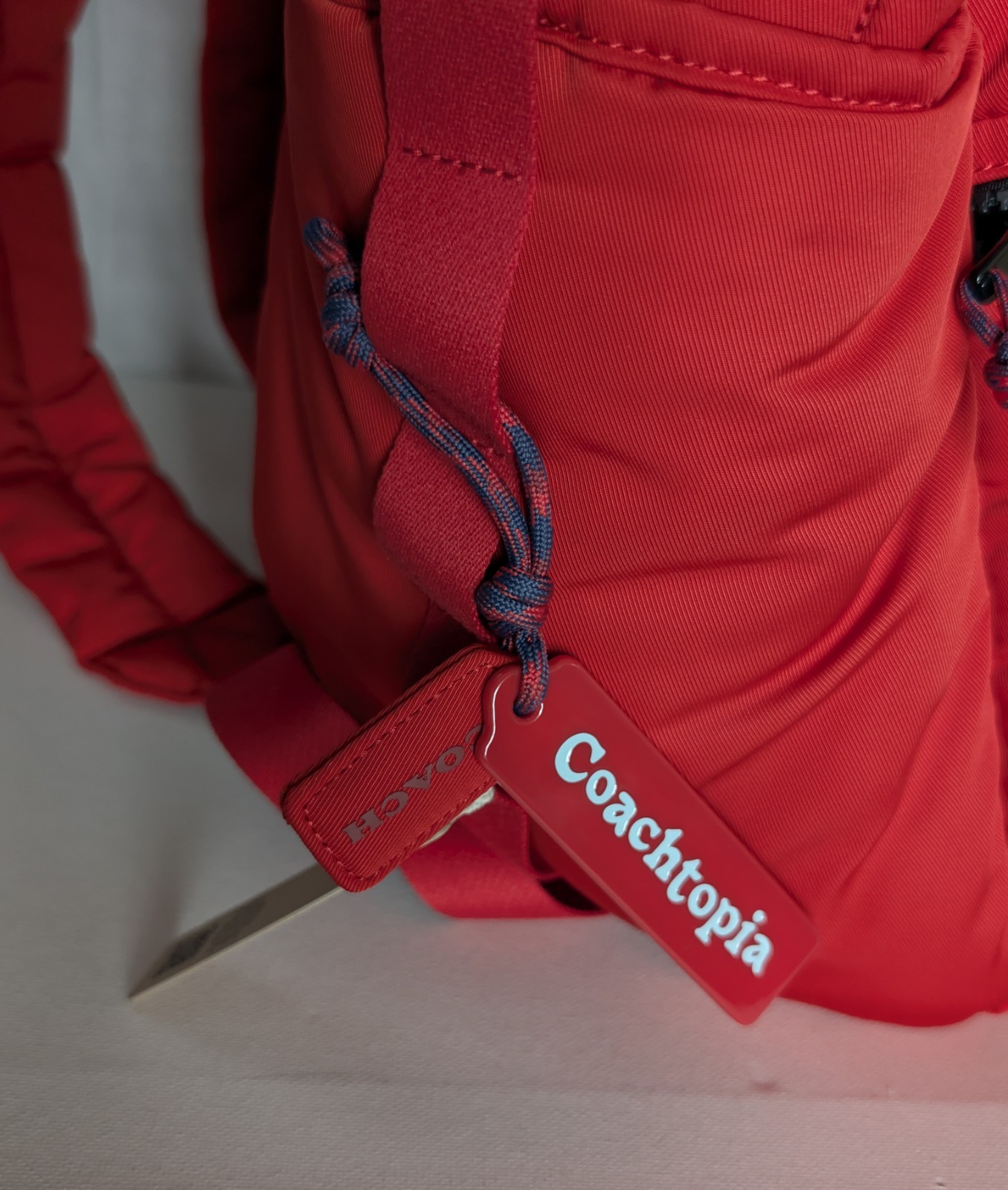Coach Coachtopia Loop Backpack Red – “All I Want Is To Be Loved” Recycled rPET