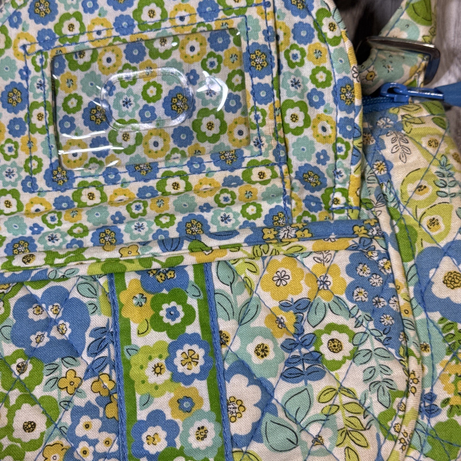 Vera Bradley English Meadow Crossbody Purse Bag Wallet Multicolored Floral Lizzy