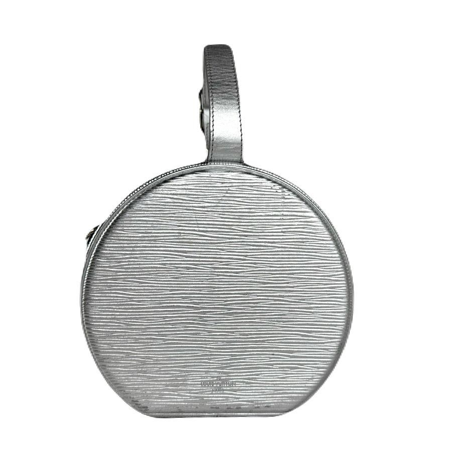 LOUIS VUITTON Bag: Petite Boite Chapeau M53074 Silver W16H16D8cm w/strap tag;