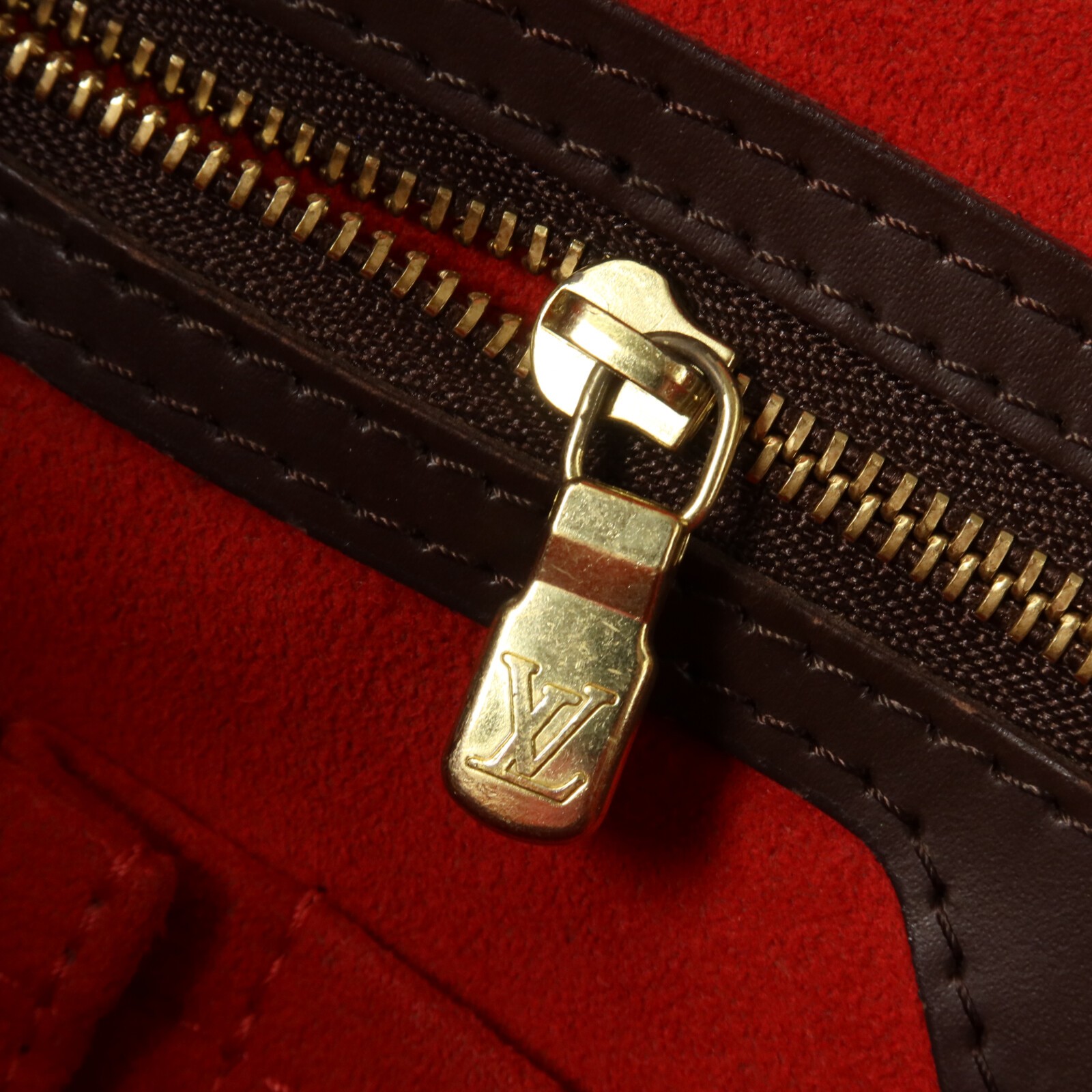 LOUIS VUITTON LV GHW Hampstead GM Tote Bag N51203 Damier Brown