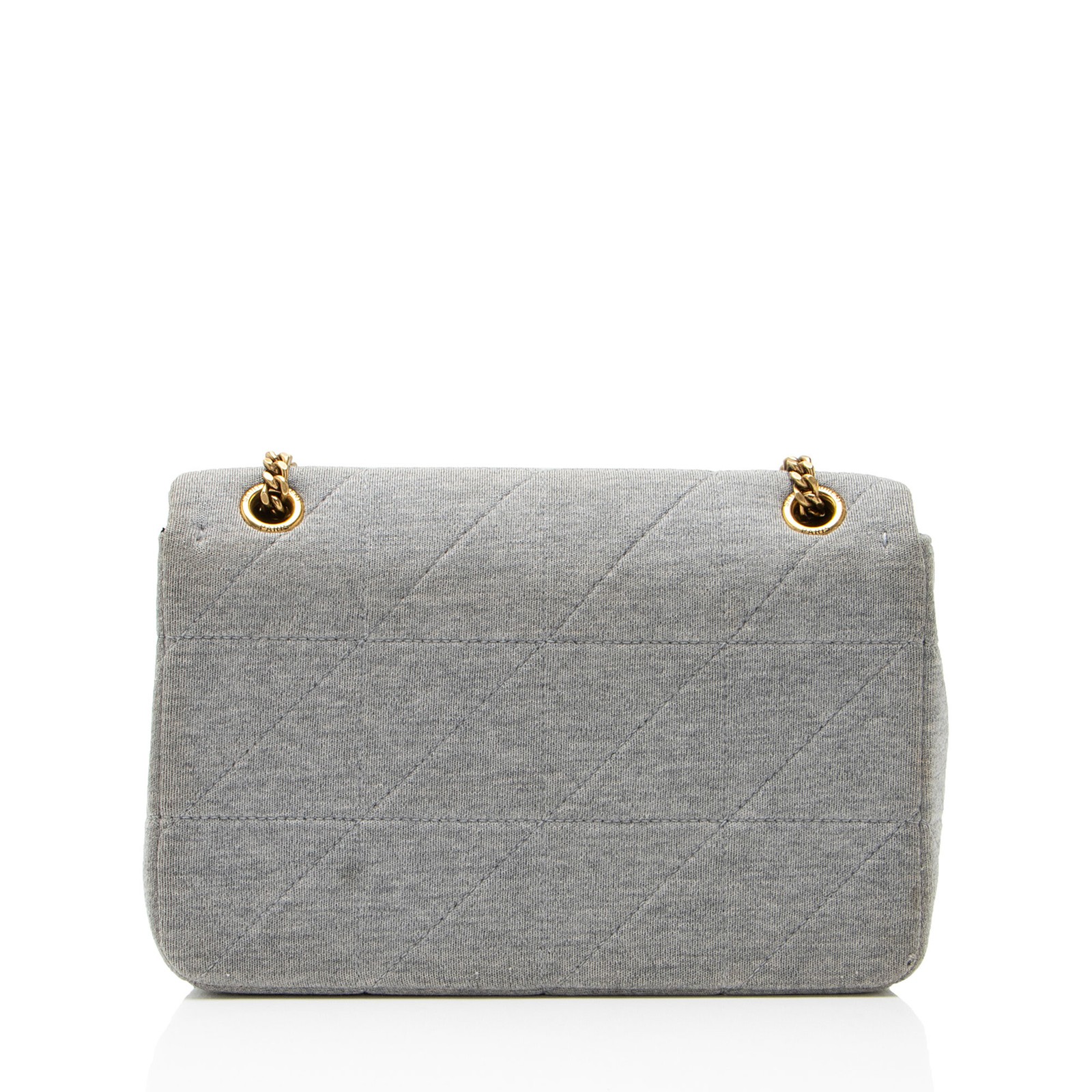 Saint Laurent Quilted Jersey Monogram Jamie Medium Shoulder Bag